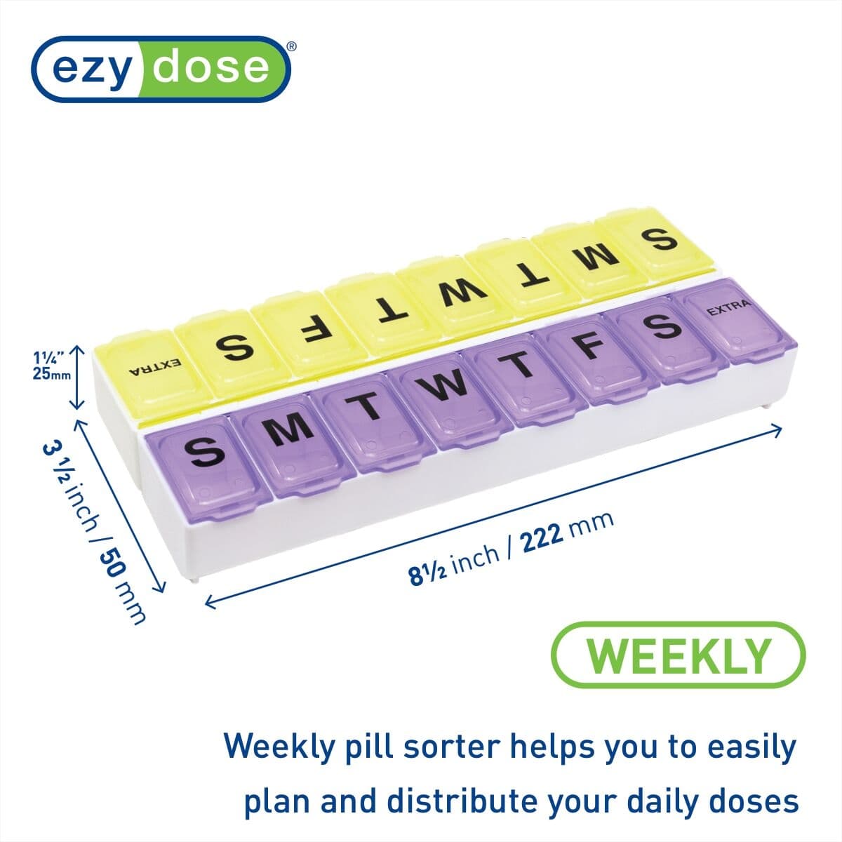 Ezy Dose 2-Week Duets Pill Planner - Image 4