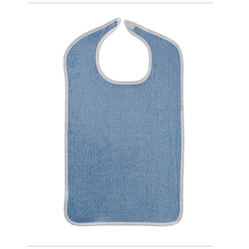 Salk Adult Heavyweight Bib with Velcro Closure, Blue - Image 1