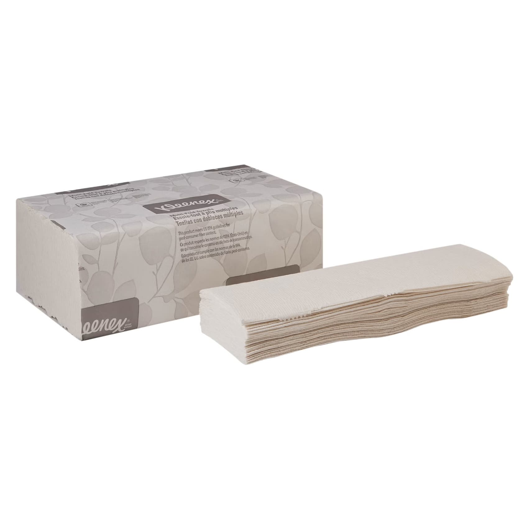 Kleenex Multifold Paper Towels, 9-3/10 x 9-2/5 Inch - Case of 2400 - Image 1
