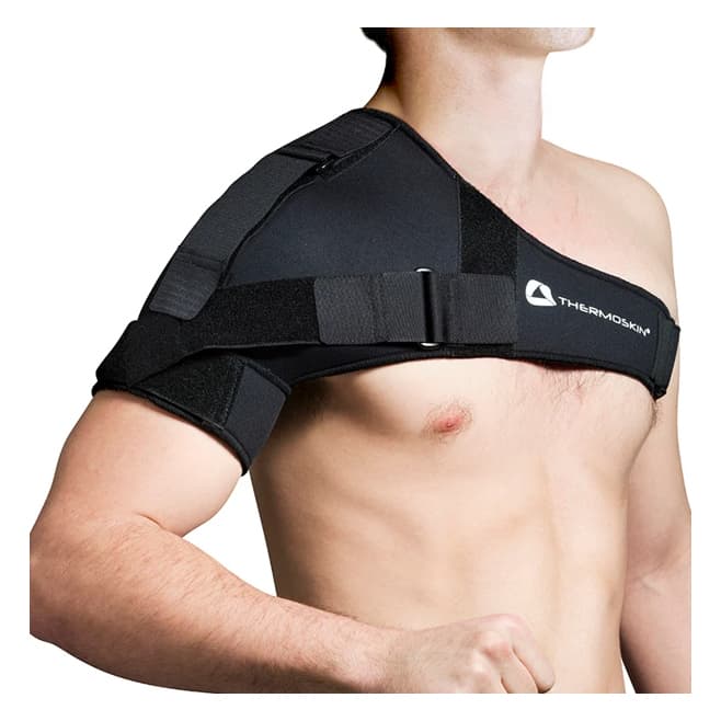 Thermoskin Adjustable Sports Shoulder, Black, One Size - Image 1