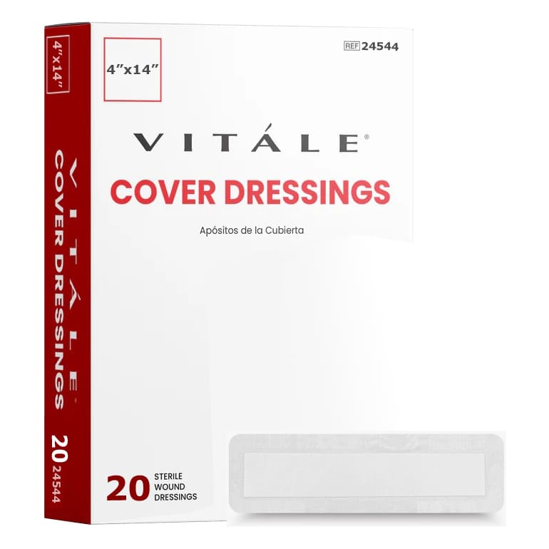 Vitale Cover Dressing, 4 x 14 Inch - Box of 20 - Image 1