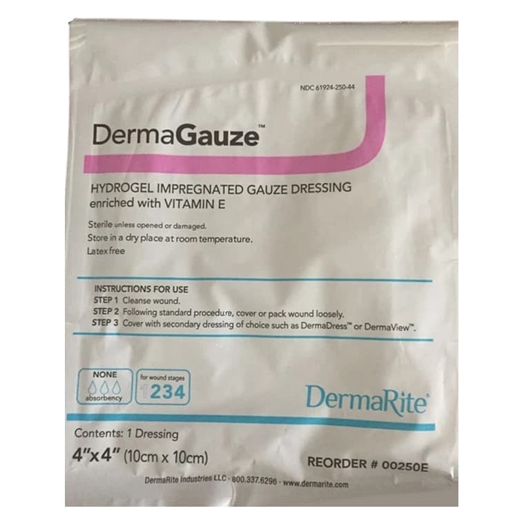 DermaGauze Hydrogel Impregnated Gauze Dressing - Image 4