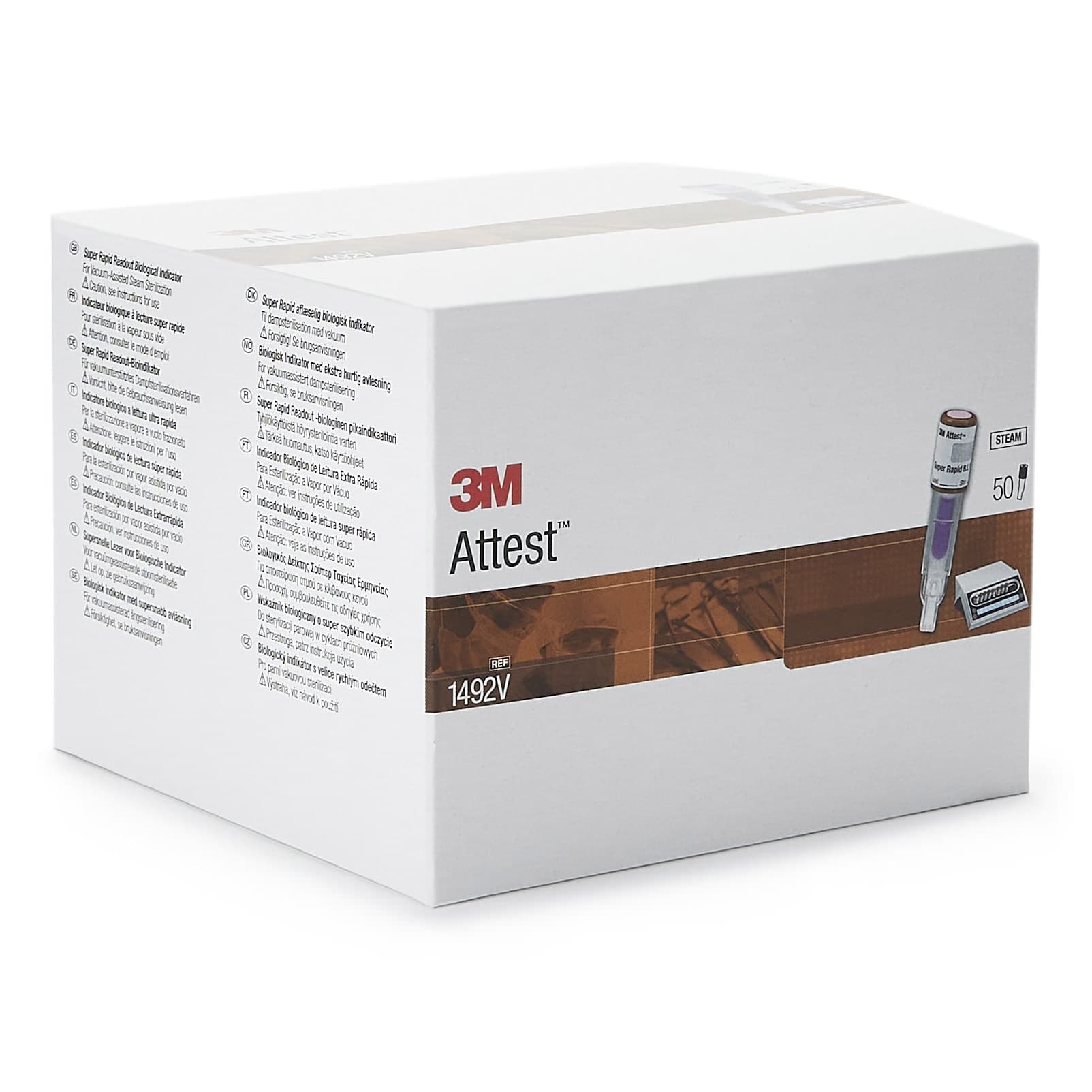 Attest Super Rapid Readout Sterilization Biological Indicator Vial, Class 1 - Image 2