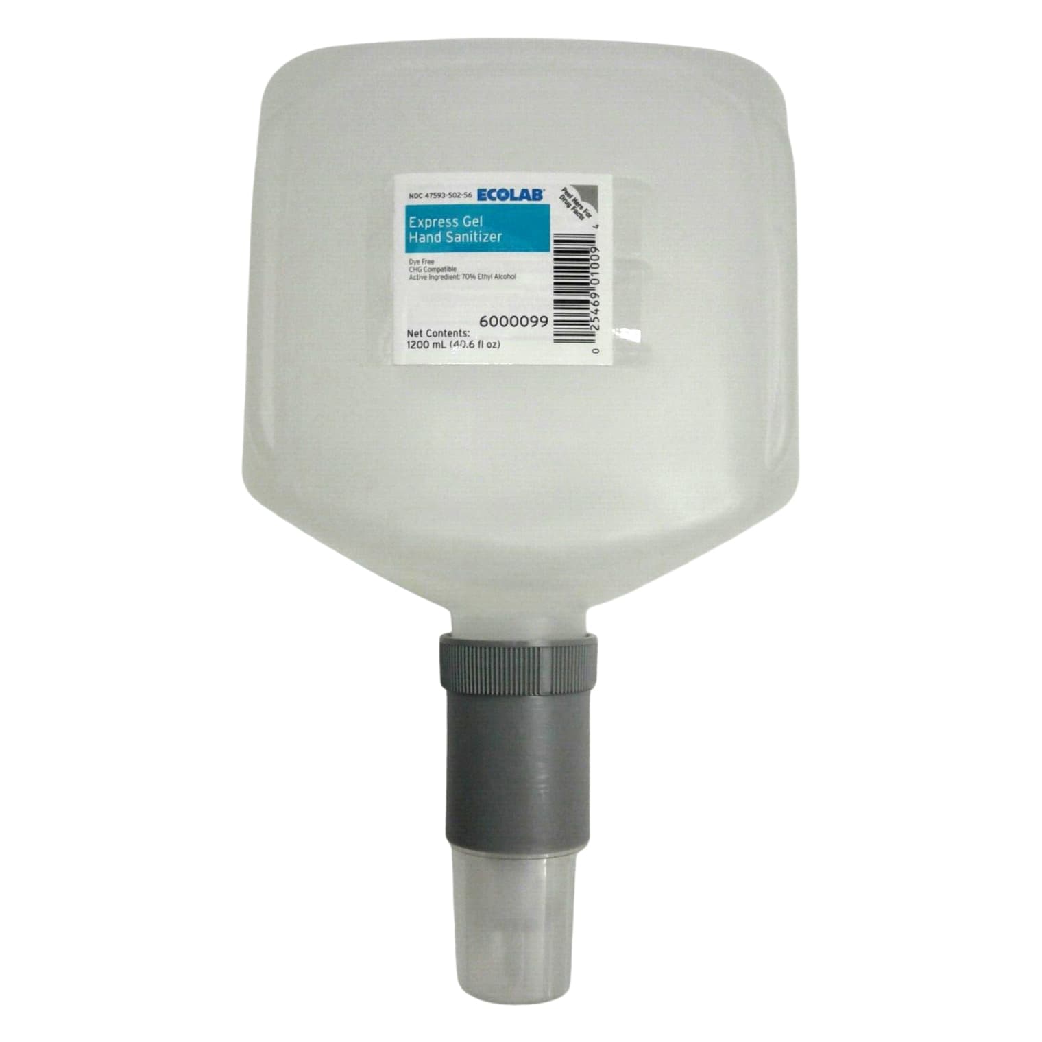 Ecolab Express Gel Hand Sanitizer Dispenser Refill Bottle, 750 ml - Image 2