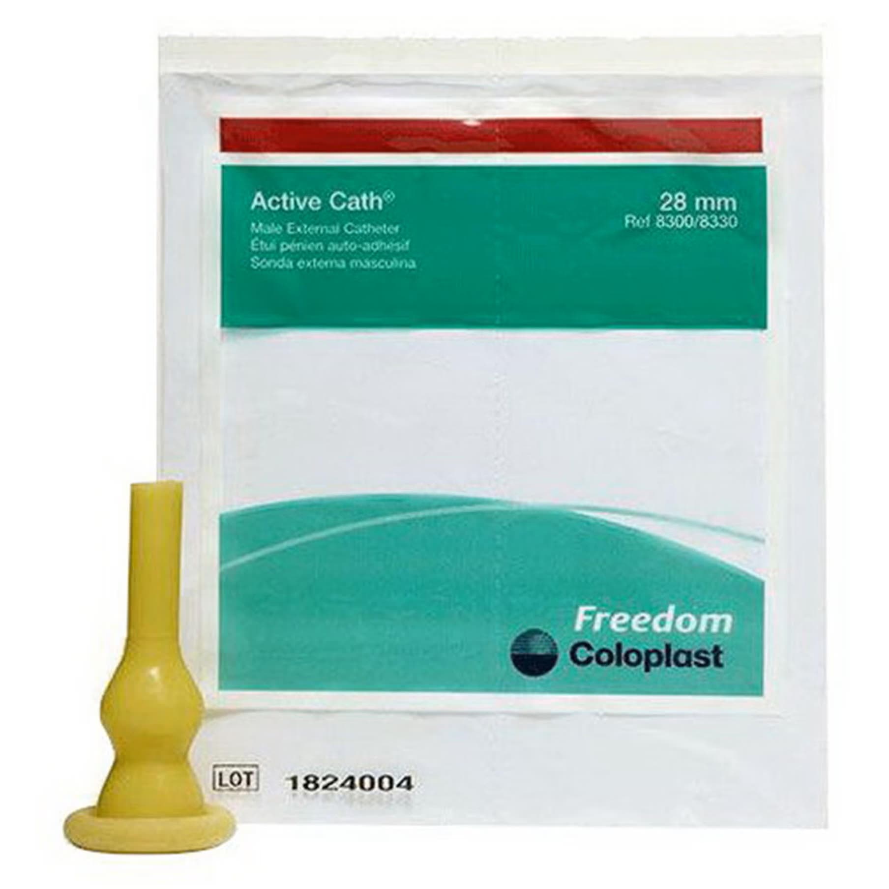 Freedom Active Cath Male External Catheter, 28 mm - Each - Image 1