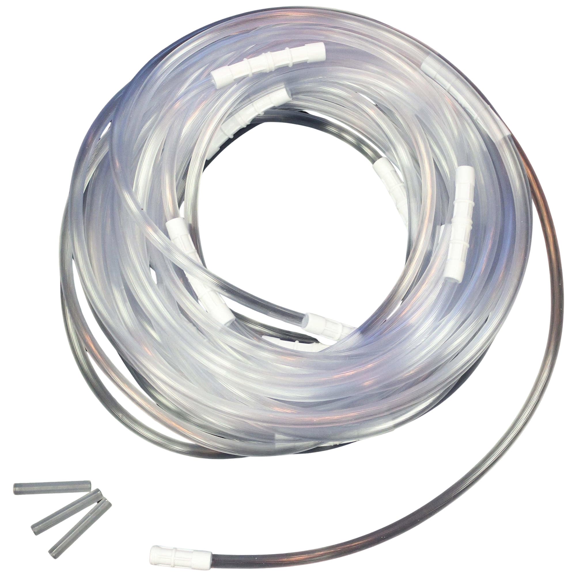 McKesson Suction Connecting Tubing, Non-Conductive, 100 ft Tubing, 16 Male Connectors, 1/4 Inch ID