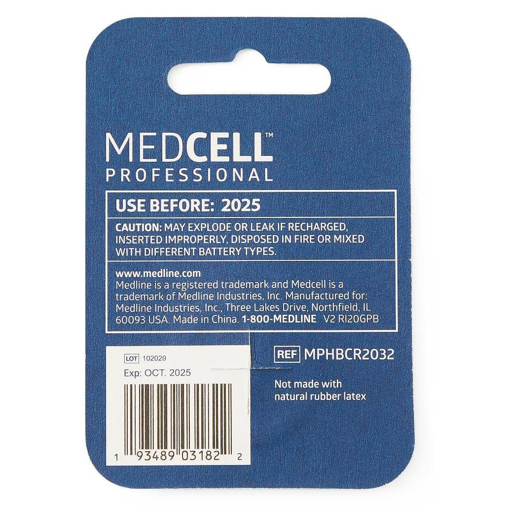 Medline MedCell CR2032 Lithium Coin Battery - Image 3