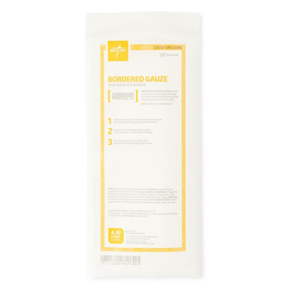 Medline Bordered Island Wound Dressing - Image 3