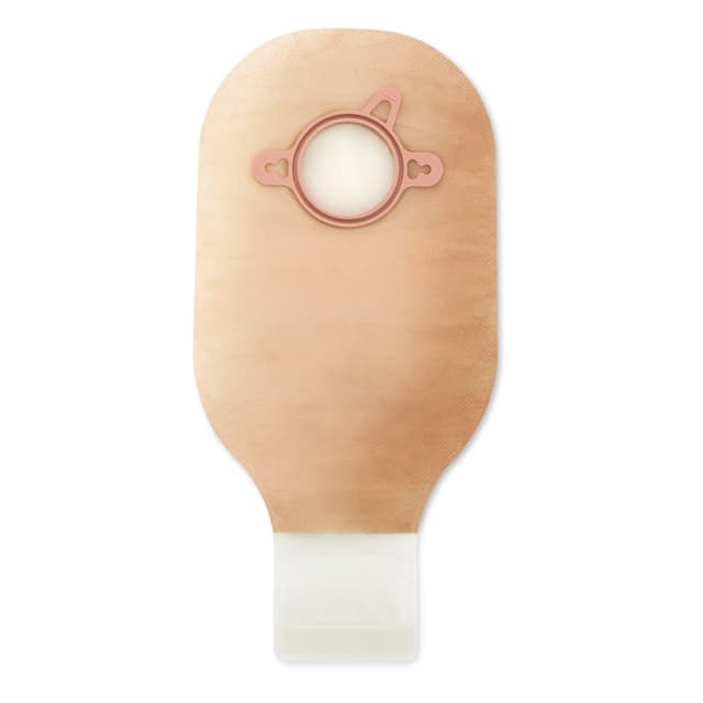 New Image 2-Piece Drainable Ostomy Pouch with Microseal Closure, Transparent, 2-3/4 Inch - Box of 10 - Image 1