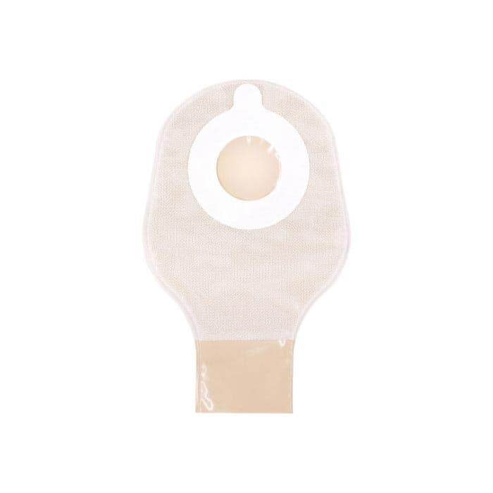 Cymed Colostomy Two-piece Drainable Pouch Options, 9 Inch Opaque - Box of 10 - Image 1