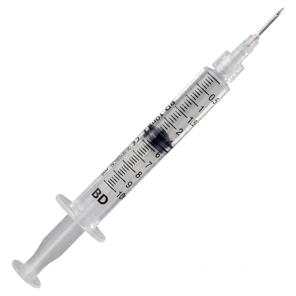 BD Interlink Syringe with Blunt Plastic Cannula, 10 ML - Each - Image 1