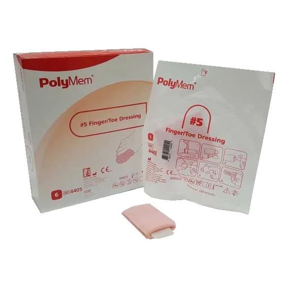 PolyMem Finger and Toe Foam Dressing, 2XLarge, 3.4 to 3.8 Inch - Case of 30 - Image 1