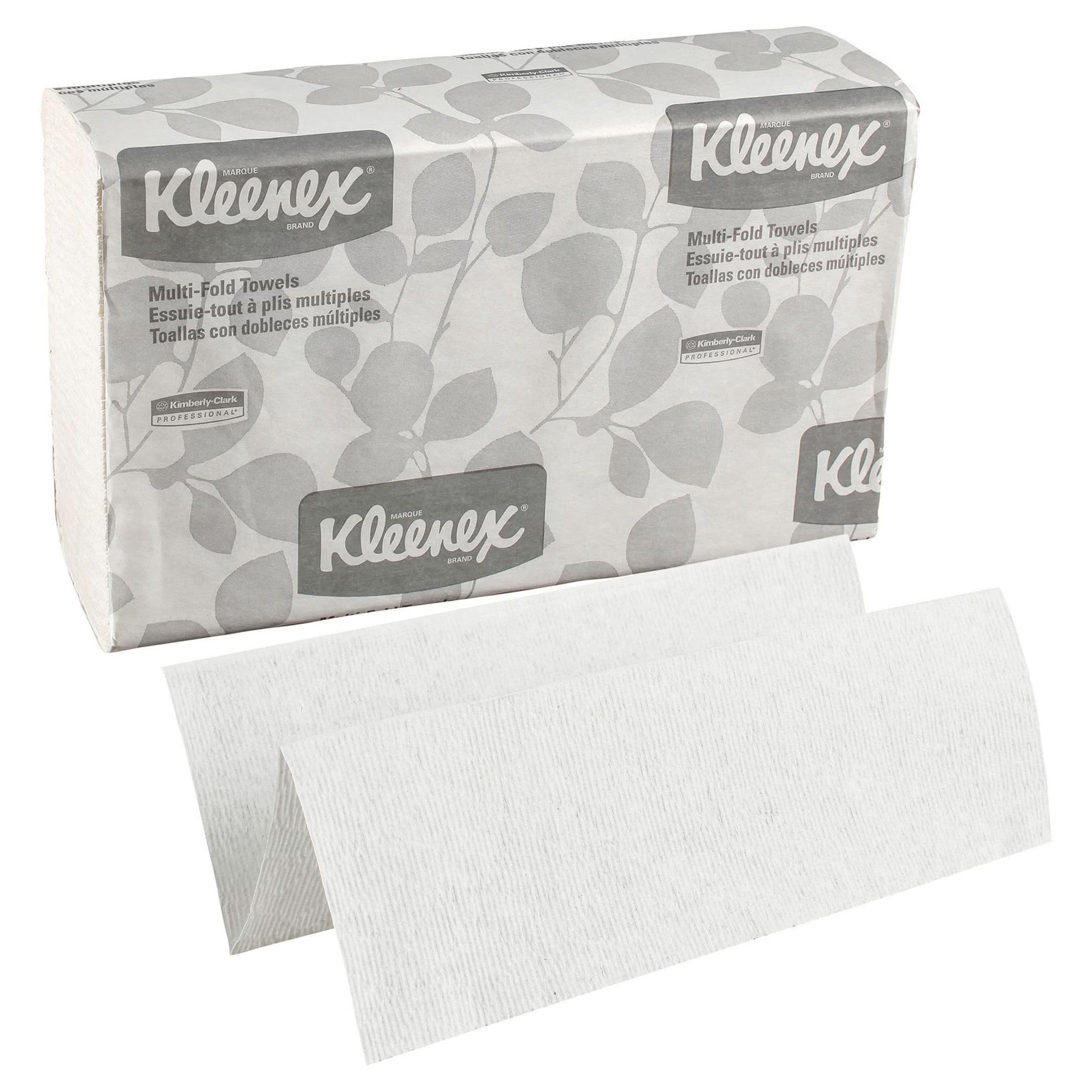 Kleenex Multifold Paper Towels, 9-1/5 x 9-2/5 Inch - Case of 1200 - Image 1