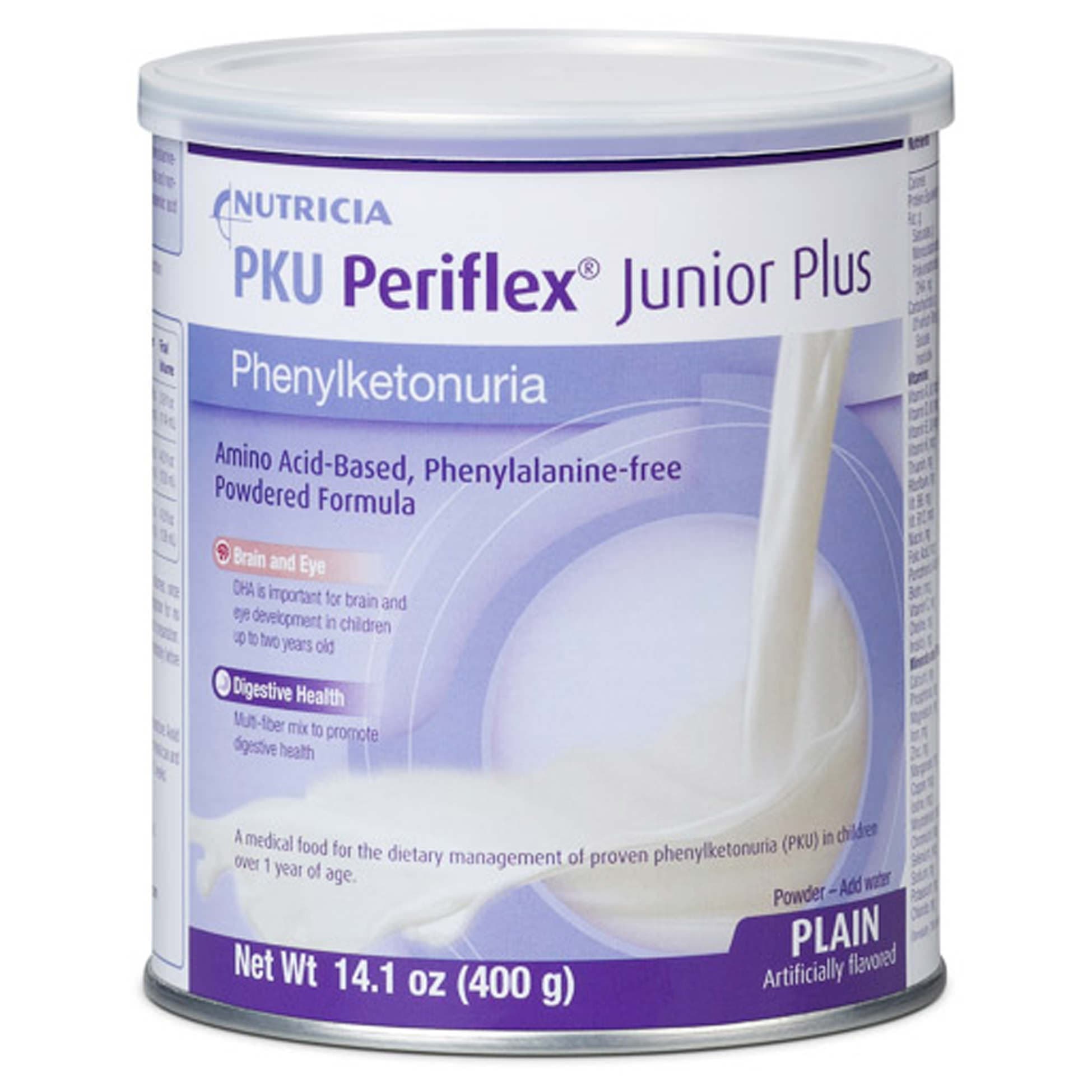 PKU Periflex Junior Plus PKU Oral Supplement, Plain, 14.1 oz - Each - Image 1