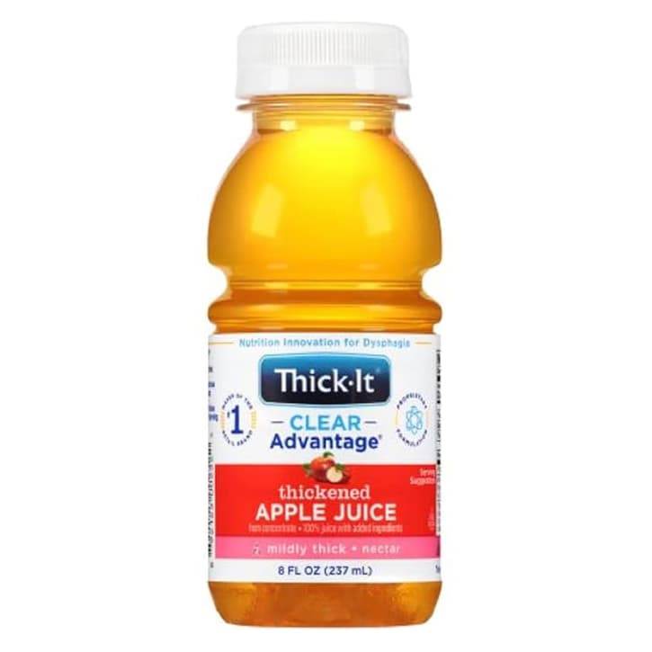 Kent Precision AquaCare H2O Thickened Apple Juice, Nectar Consistency, 8 oz - Each - Image 1