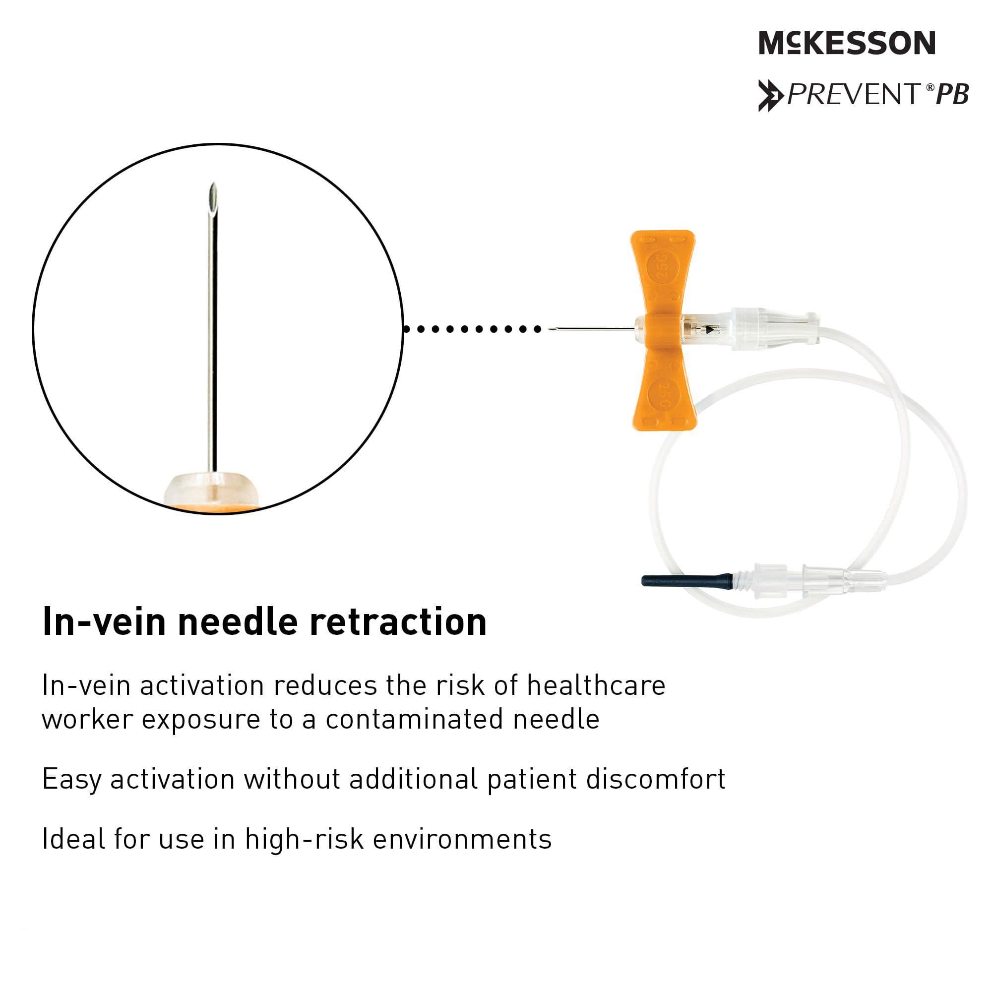 McKesson Prevent PB Blood Collection Set with Multi-Sample Luer Adapter - Image 5