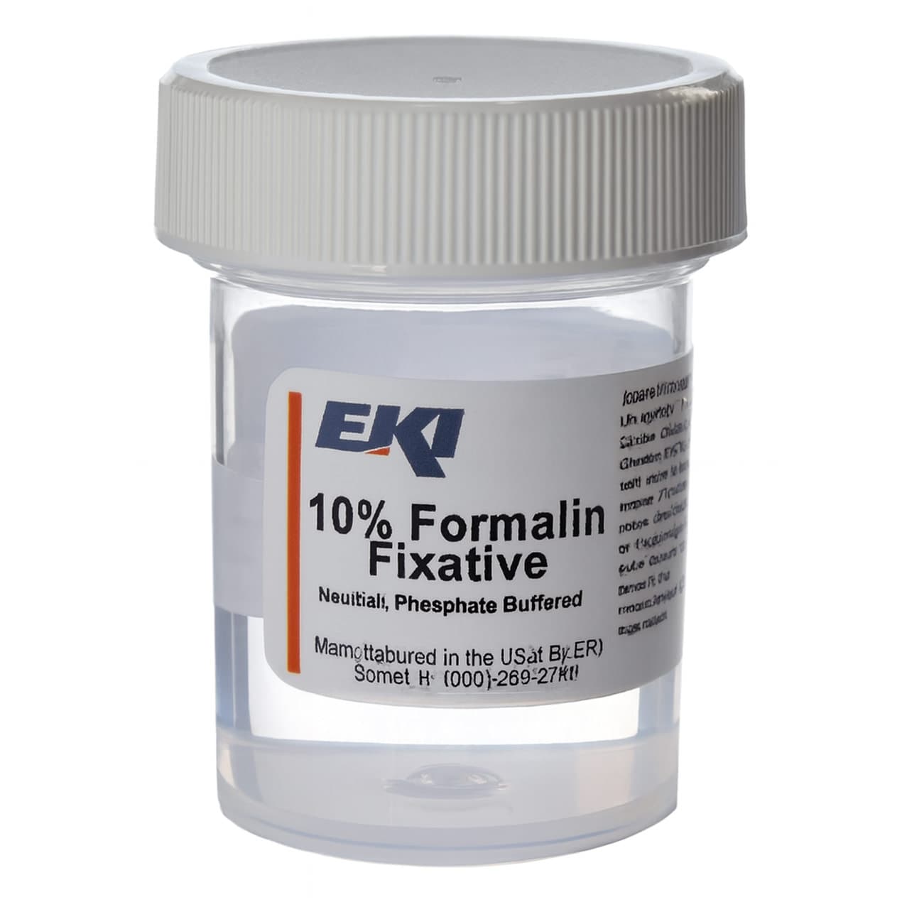 Prefilled Formalin Container with Graduations, 15 ml - Case of 100 - Image 1