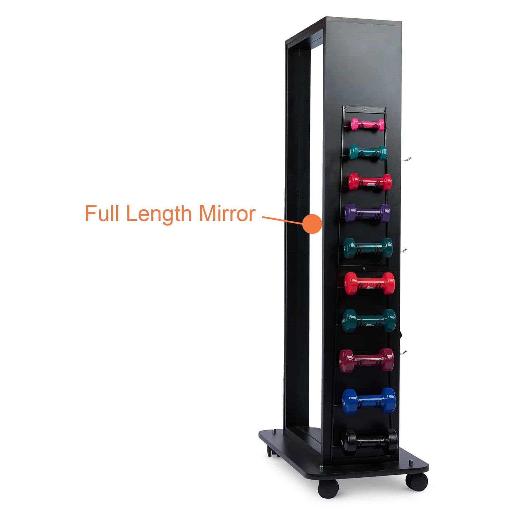 Hausmann Multi-Purpose Combination Rack with Mirror - Image 3