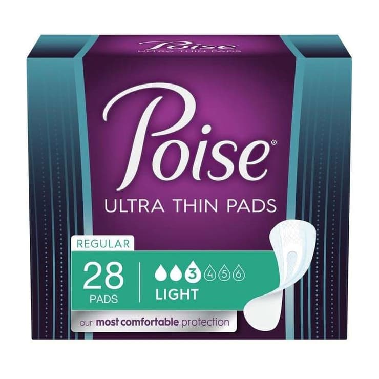 Poise Ultra Thin Light Absorbency Incontinence Pad, Regular - Case of 112 - Image 1