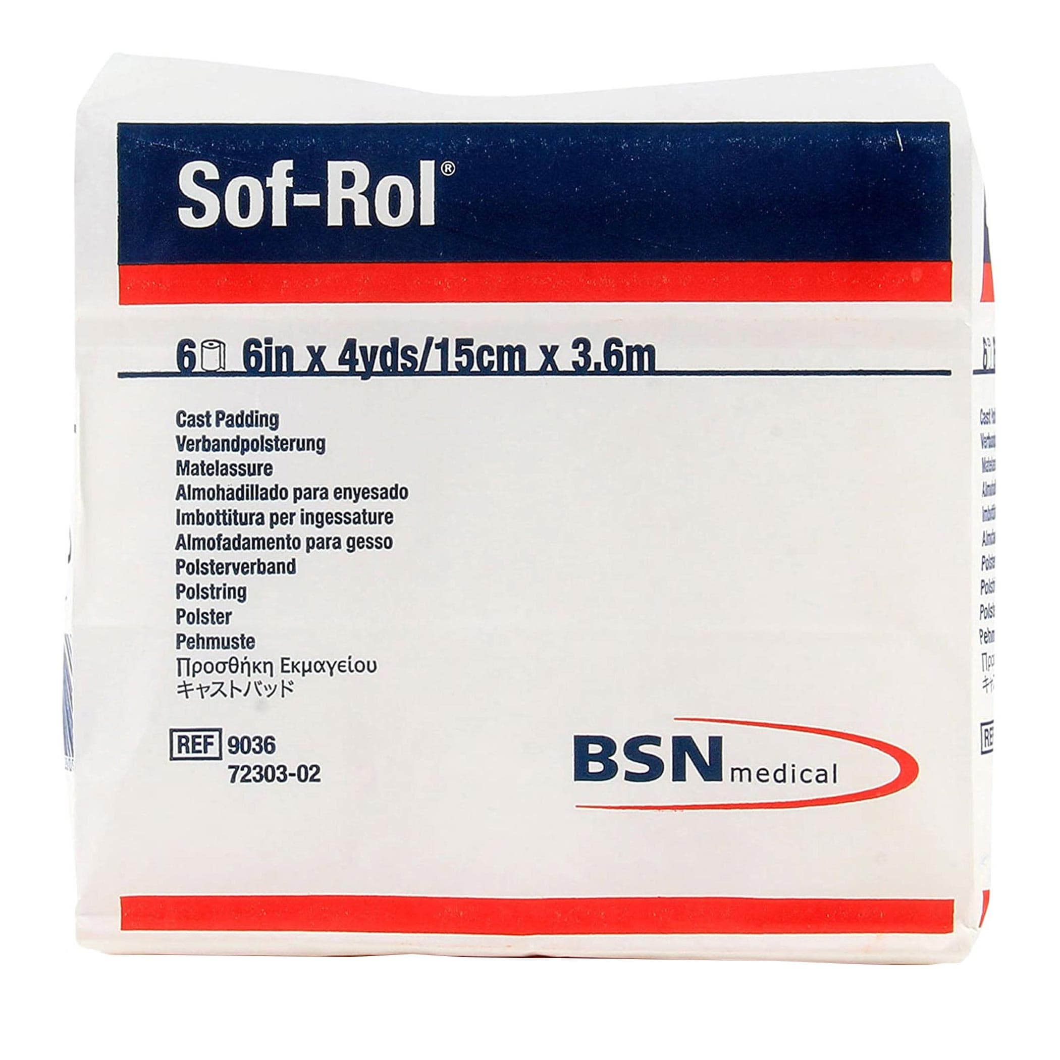 Sof-Rol Undercast Cast Padding, 6" x 4 Yards, Non Sterile - Image 1
