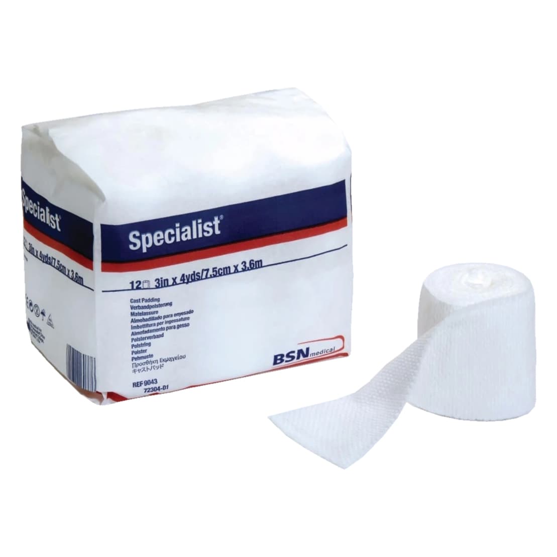 Specialist Cotton Blend Cast Padding, 3 Inch x 4 Yard - Case of 72 - Image 1