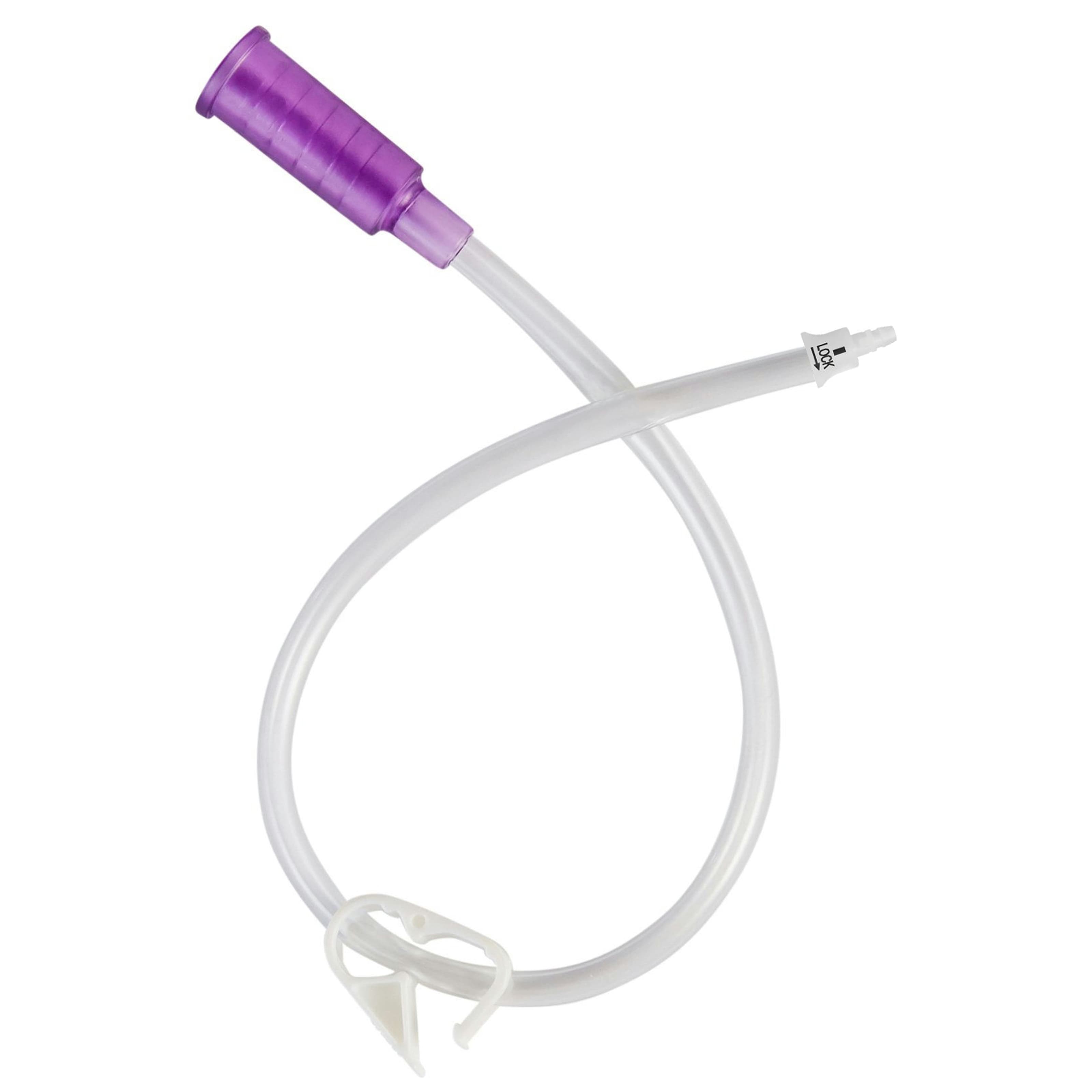 AMT G-JET Single ENFit Gastric Extension Set, 24", Straight Connector - Case of 10 - Image 1