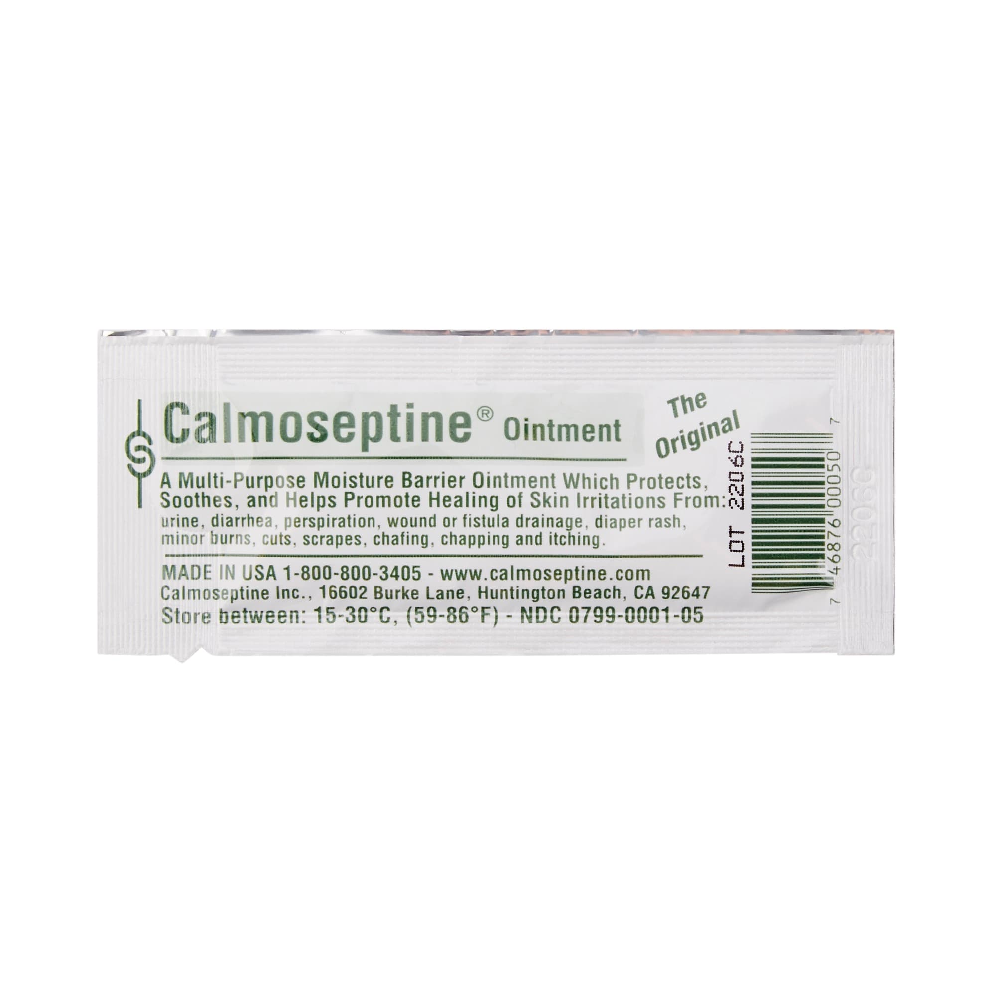 Calmoseptine Moisture Barrier Ointment, 3.5 gram Packet - Image 1