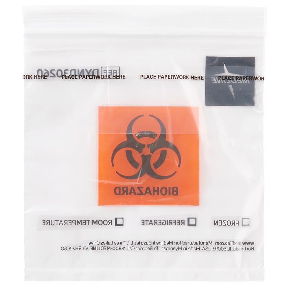 Zip-Style Biohazard Specimen Bags - Image 2