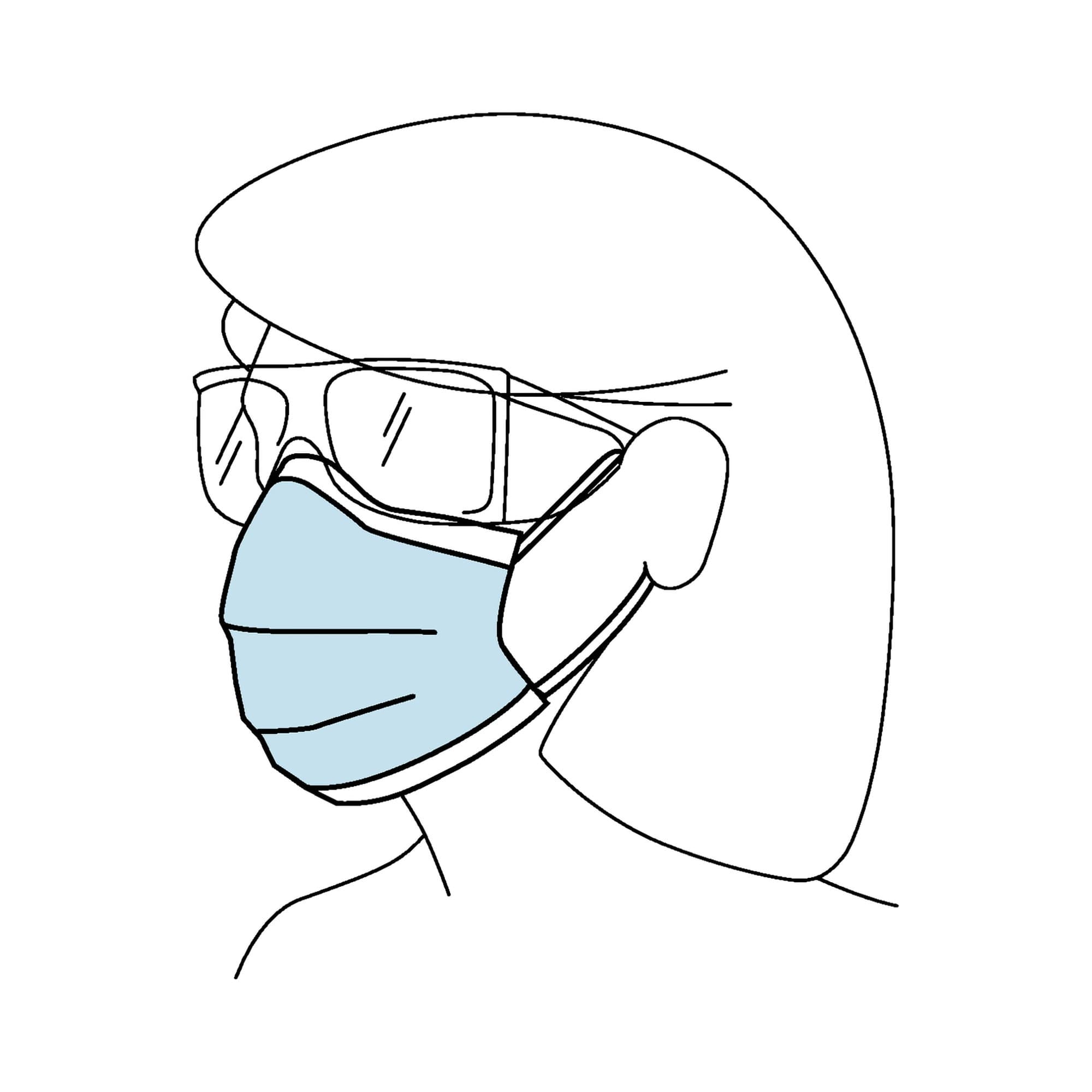 Halyard Fluidshield Level 2 Procedure Mask - Image 4