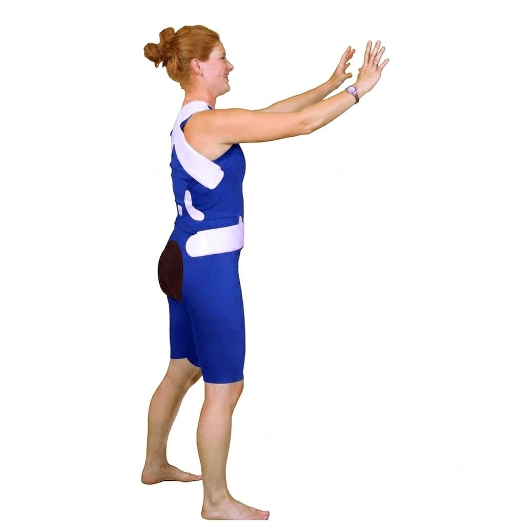 TheraTogs ULTRA Posture Torso Alignment System, Adult Female Large, Royal Blue - Image 1