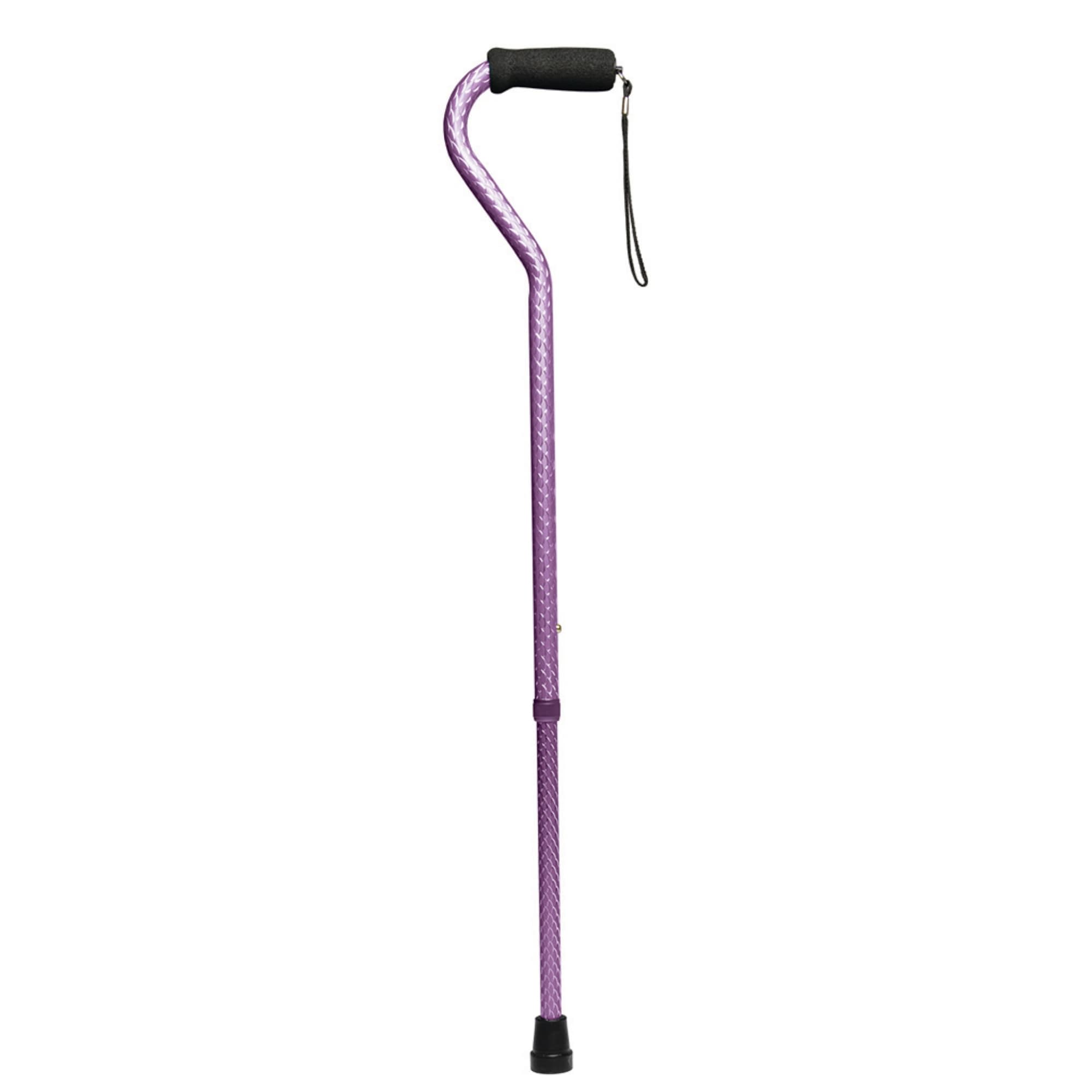 Lumex Stylus Offset Cane, Lavender - Case of 6 - Image 1