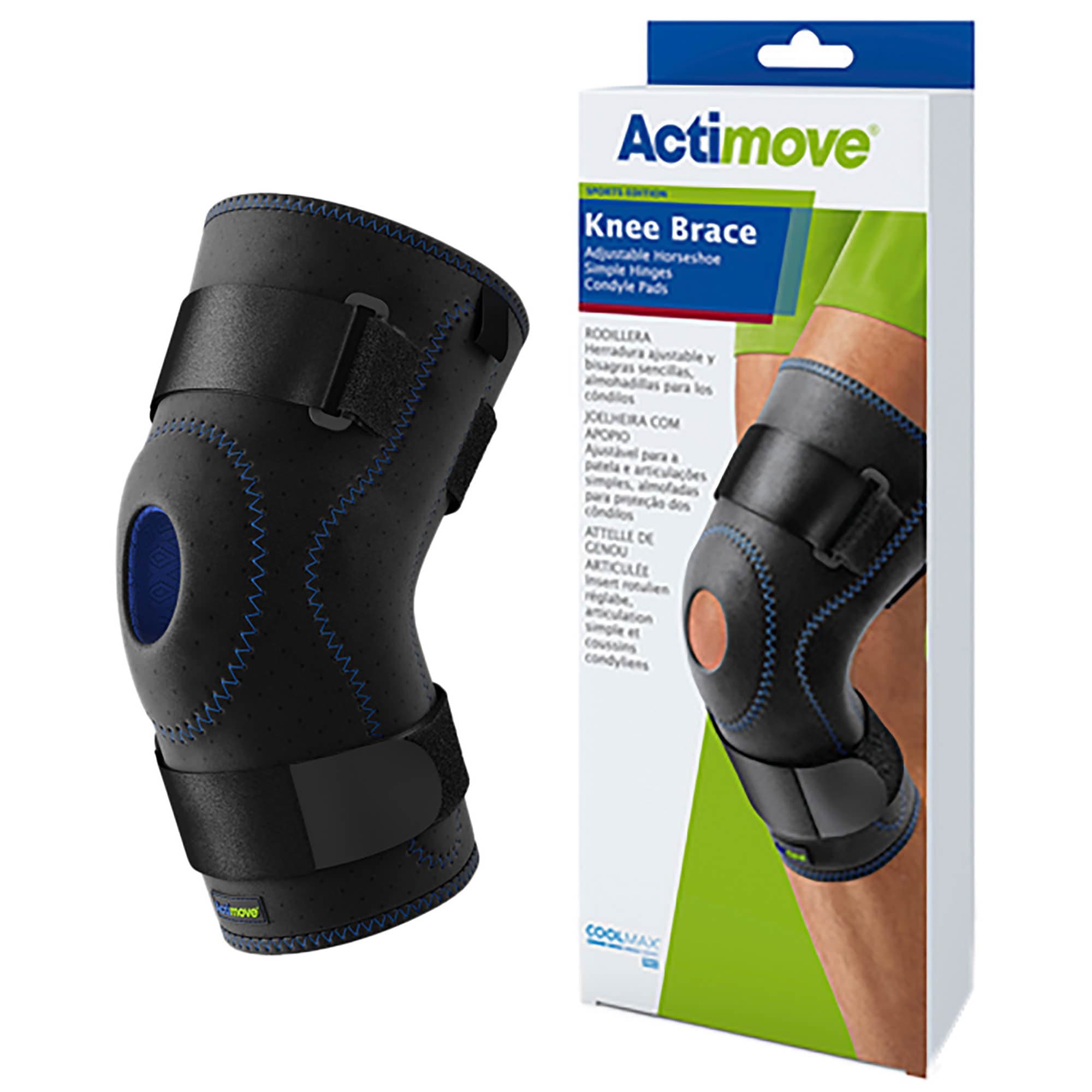 Actimove Hinged Knee Brace, Black