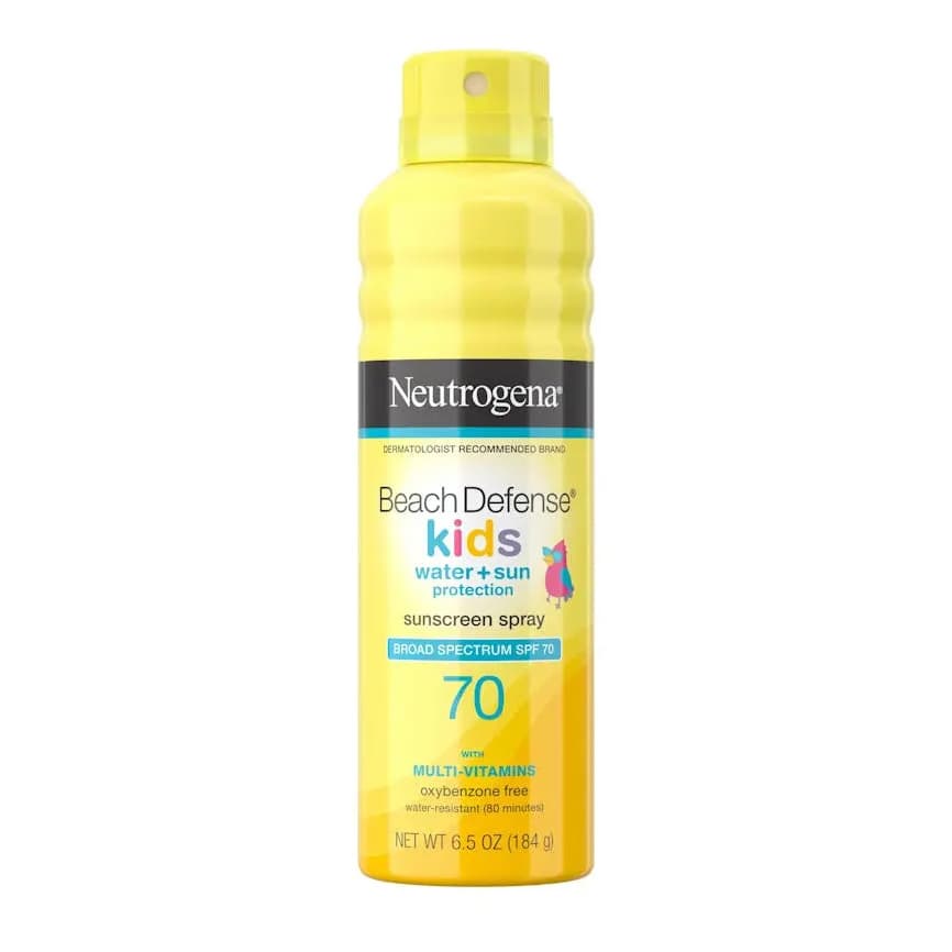 Neutrogena Beach Defense Kids Sunscreen Spray Broad Spectrum SPF 70, 6.5 oz - Each
