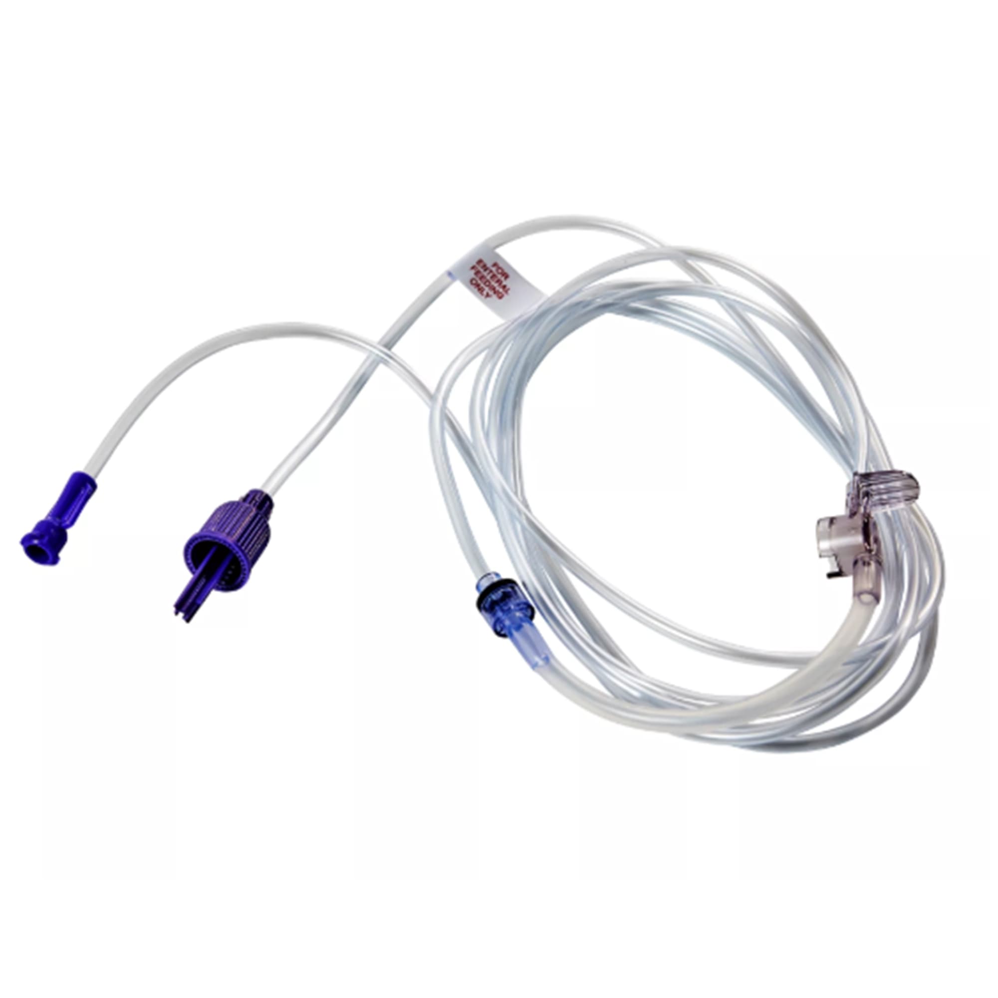 Kangaroo ePump ENPlus Enteral Feeding Pump Safety Screw Spike Set, NonSterile - Case of 30 - Image 1