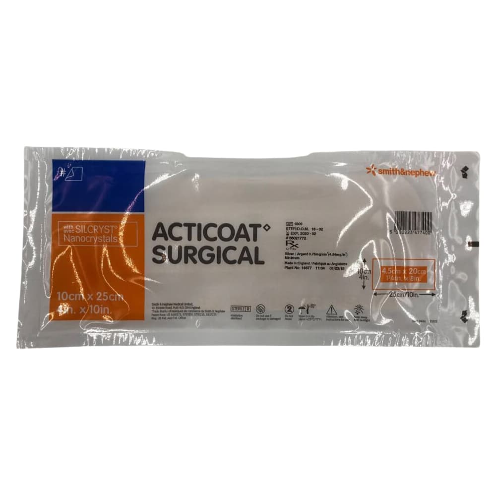 Acticoat Silver Foam Dressing, 4 x 10 Inch - Image 1