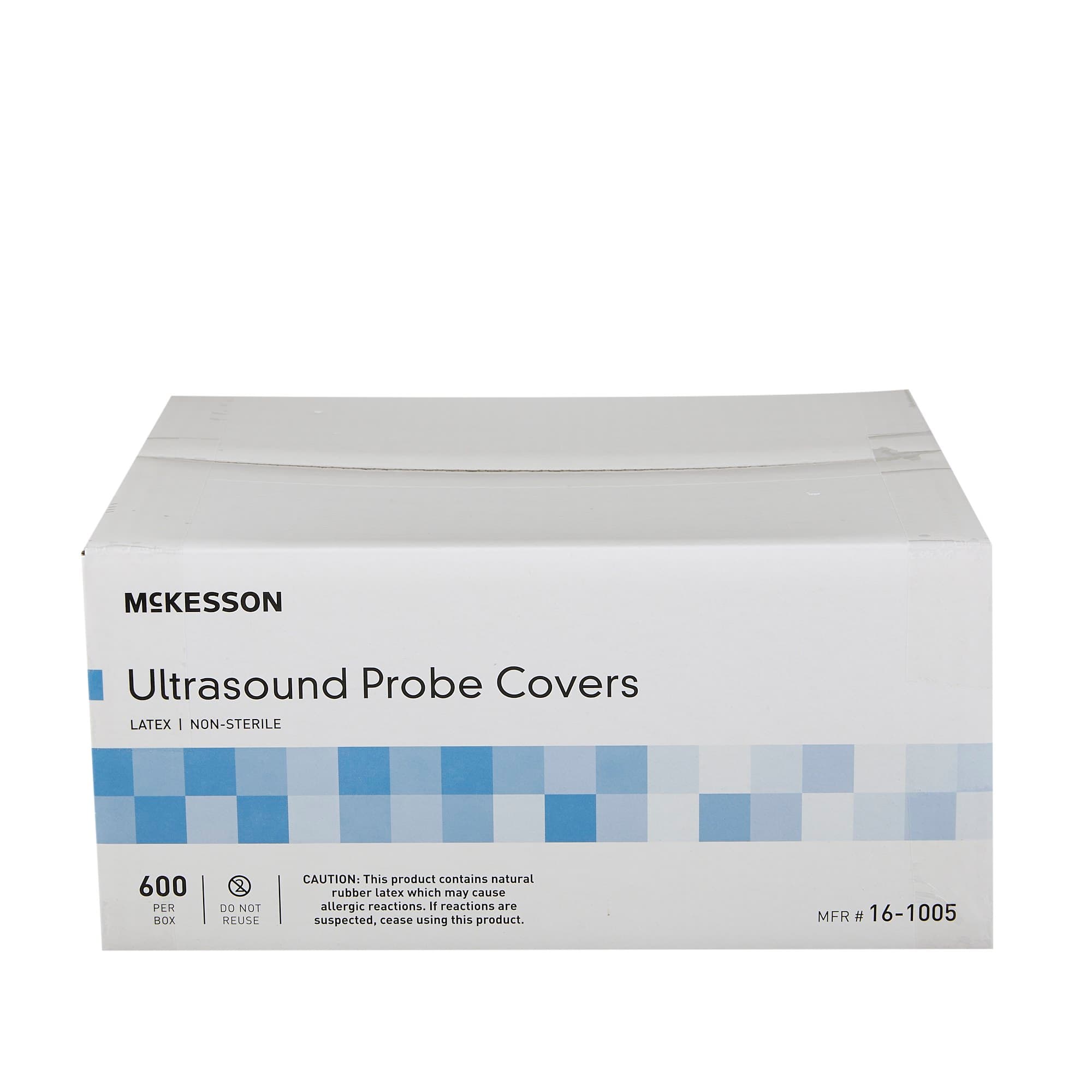 McKesson Ultrasound Probe Cover 1-1/4 x 8 Inch Bulk NonSterile