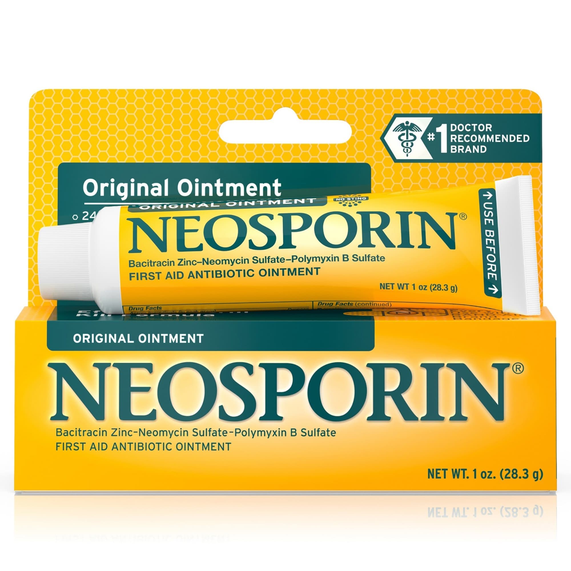 Neosporin First Aid Antibiotic Ointment Tube, 1 oz. - Image 1
