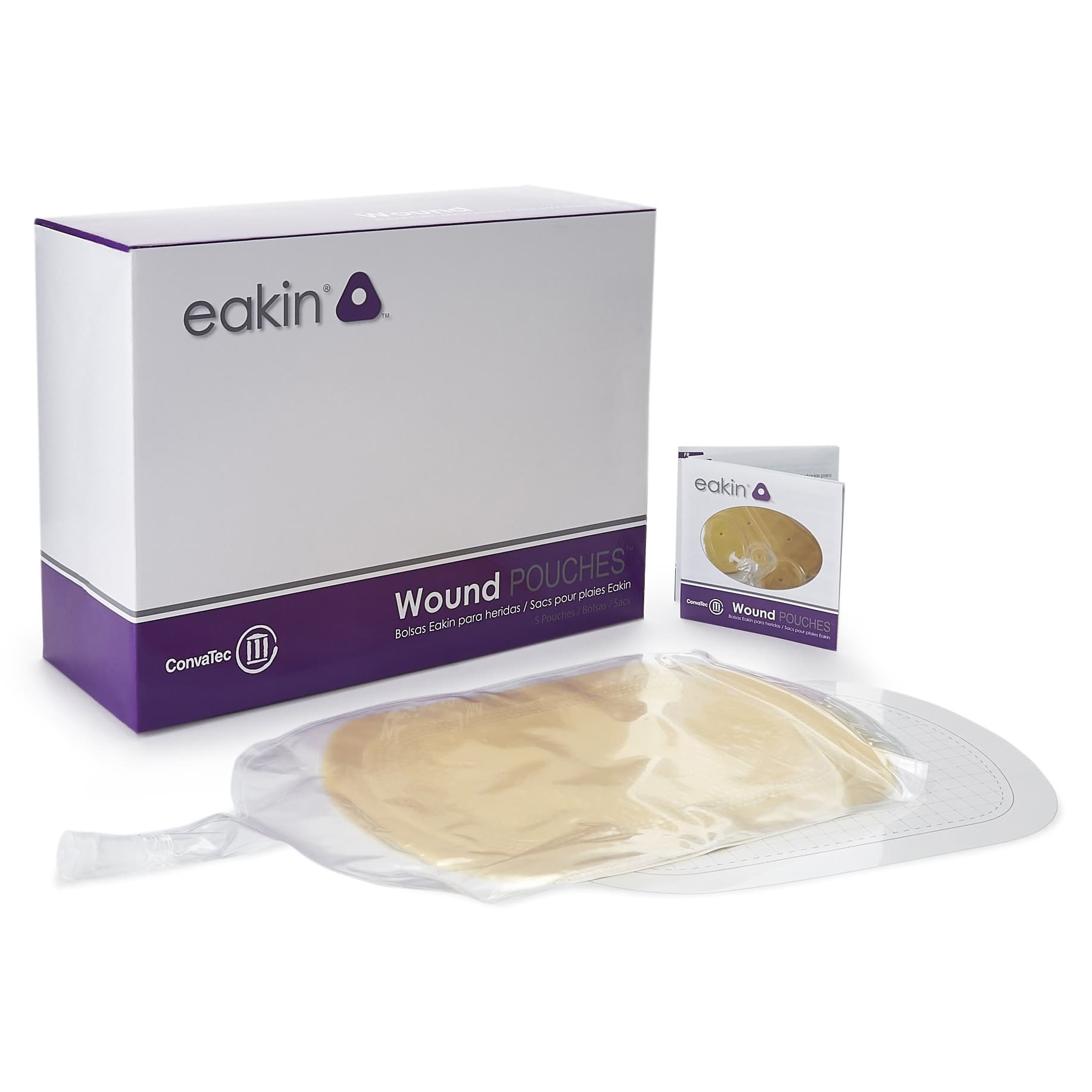 Eakin Fistula and Wound Pouch with Remote Drainable Attachment - Image 1