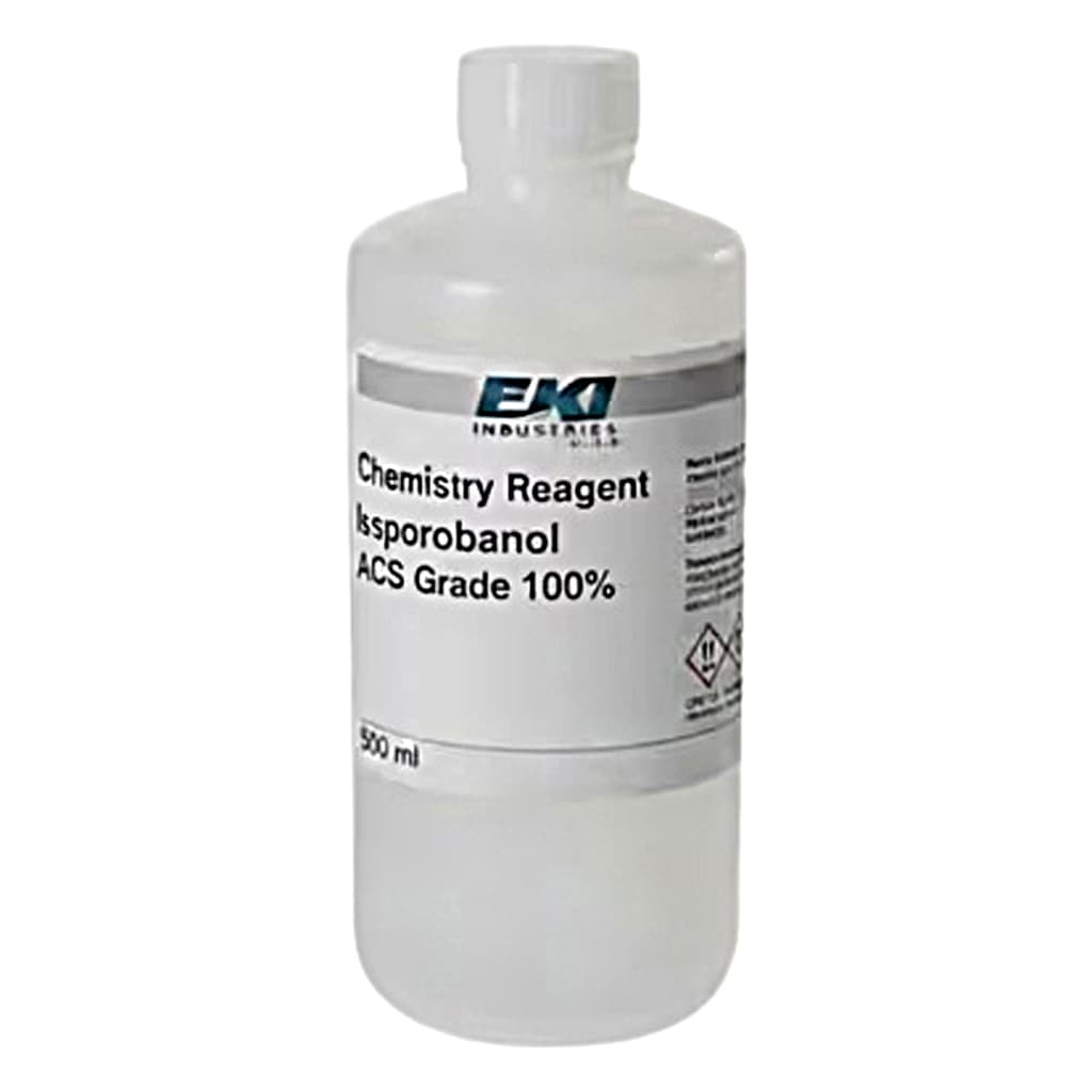 Chemistry Reagent Isopropanol ACS Grade 100%, 500 ml - Each