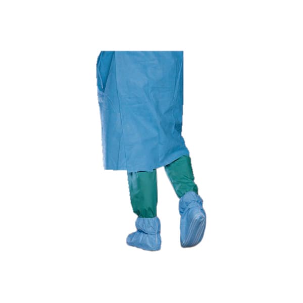 Ankle Guard Blue Shoe Cover With Nonskid Sole, Extra Large - Image 1