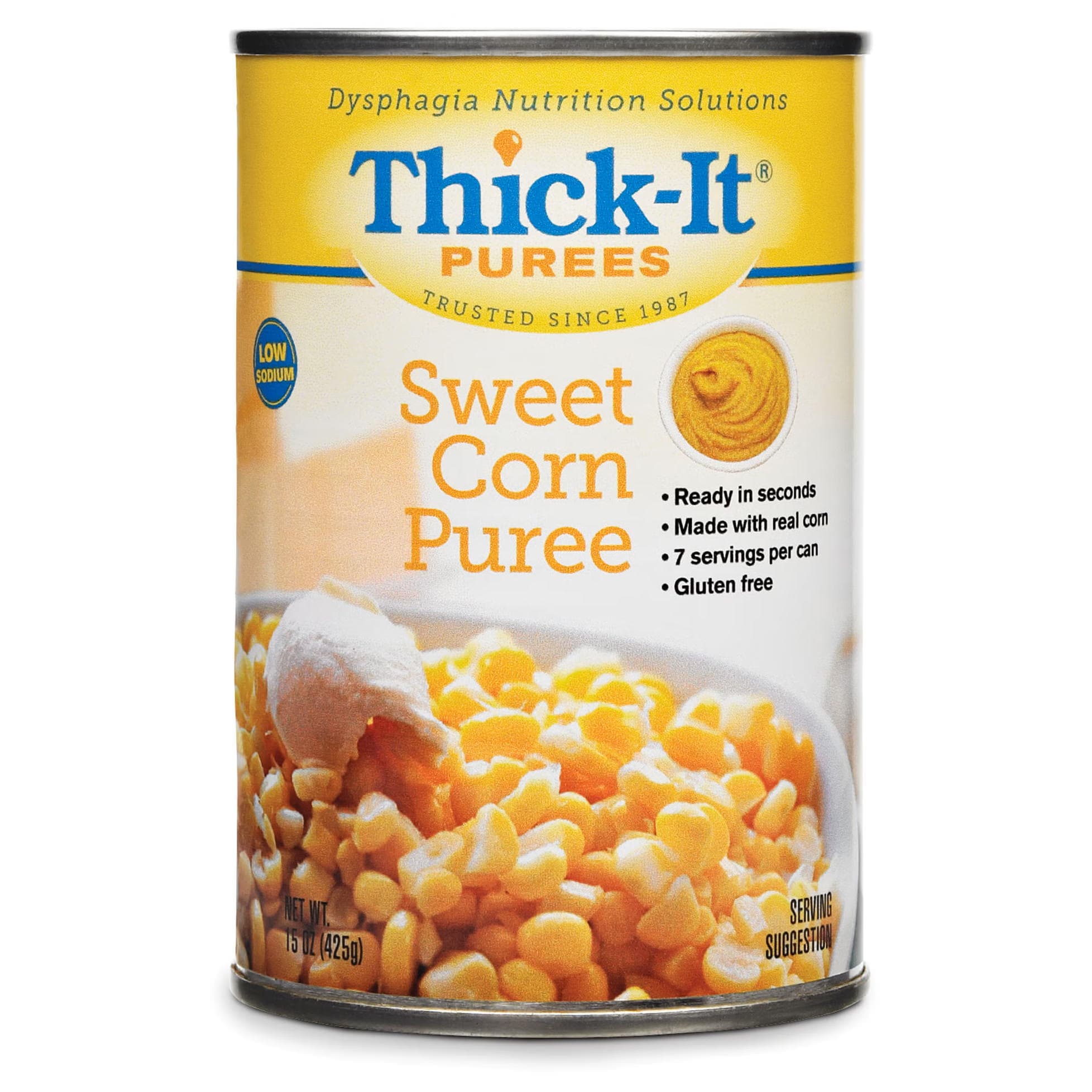 Thick-It Puree, Sweet Corn, 15 oz - Case of 12 - Image 1