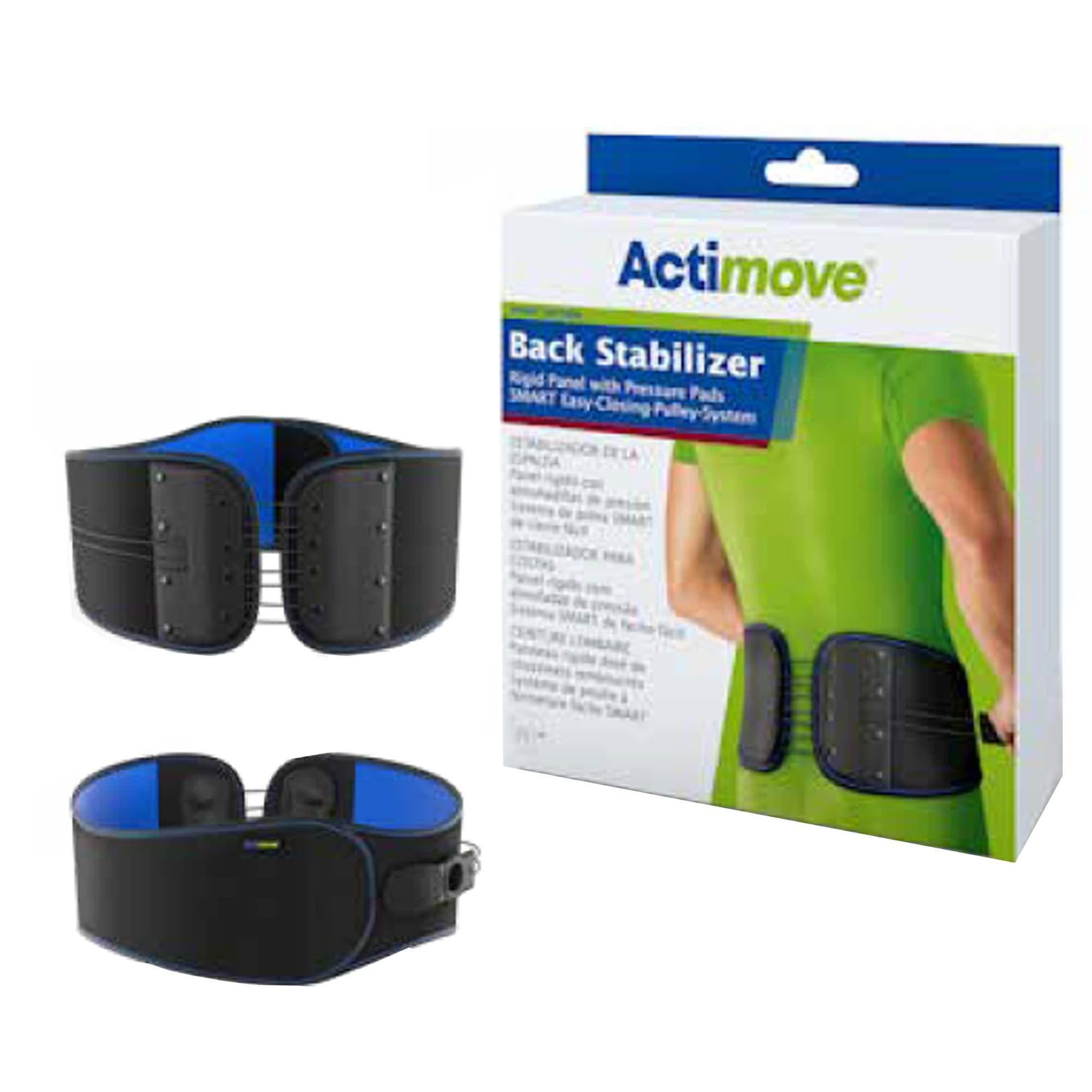 Actimove Back Support Rigid Panel, SMART Pulley System, Small-Medium, Black - Each - Image 1