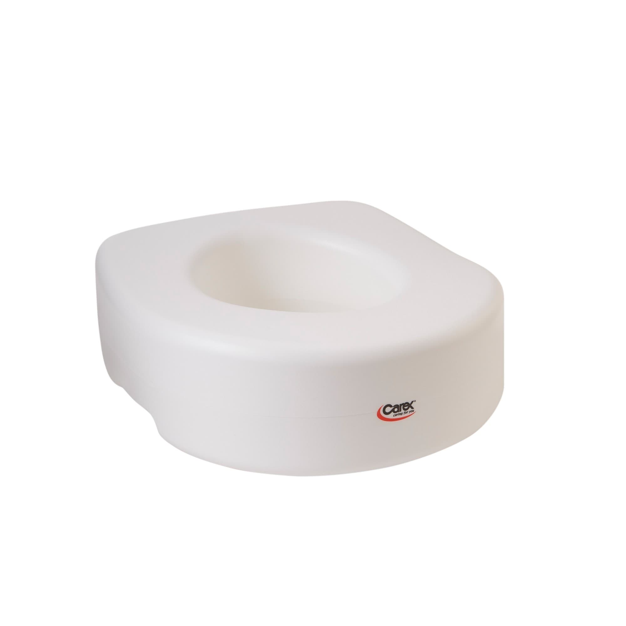 Carex Raised Toilet Seat, 5 Inch Height - Image 1