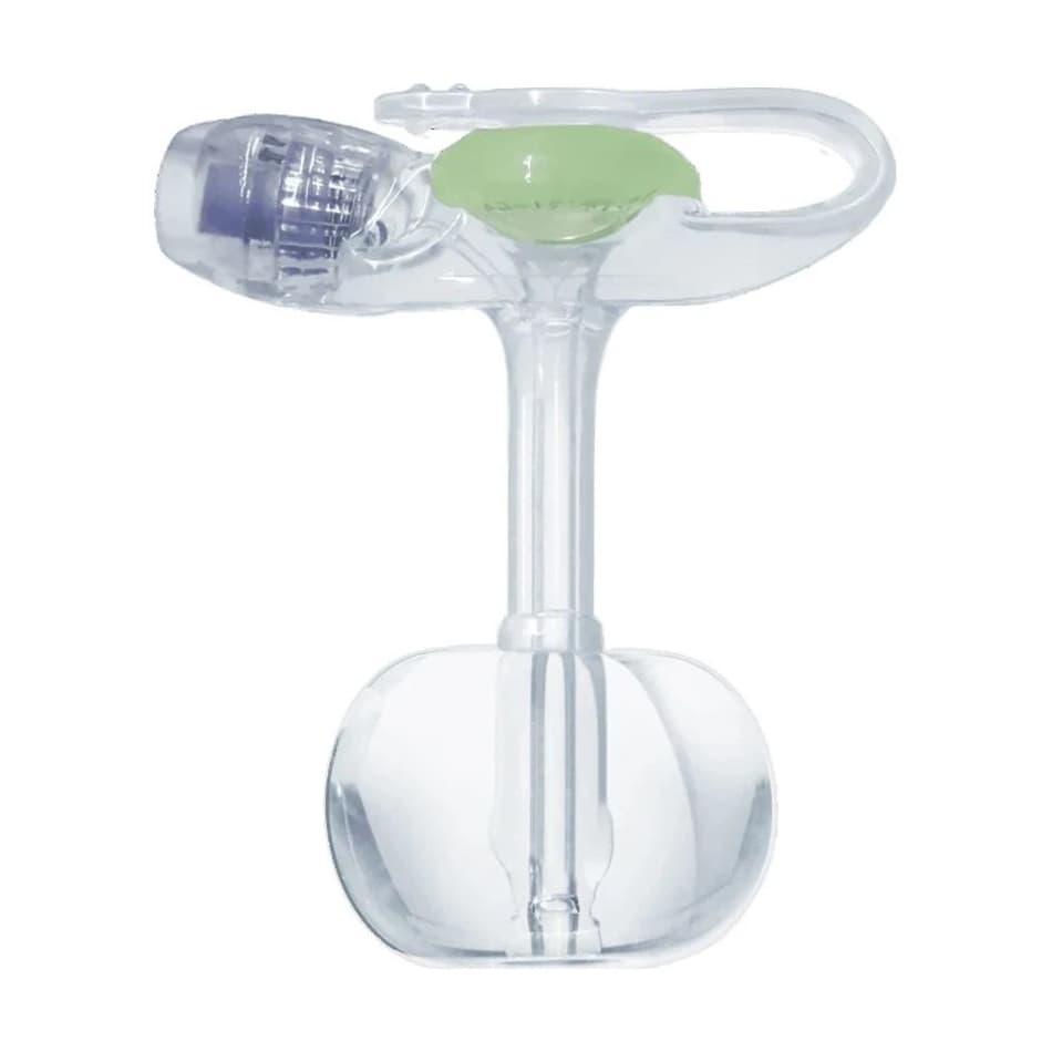 MiniACE Antegrade Enema Low Profile Button 10 Fr, 7 cm Tubing Length - Each - Image 1