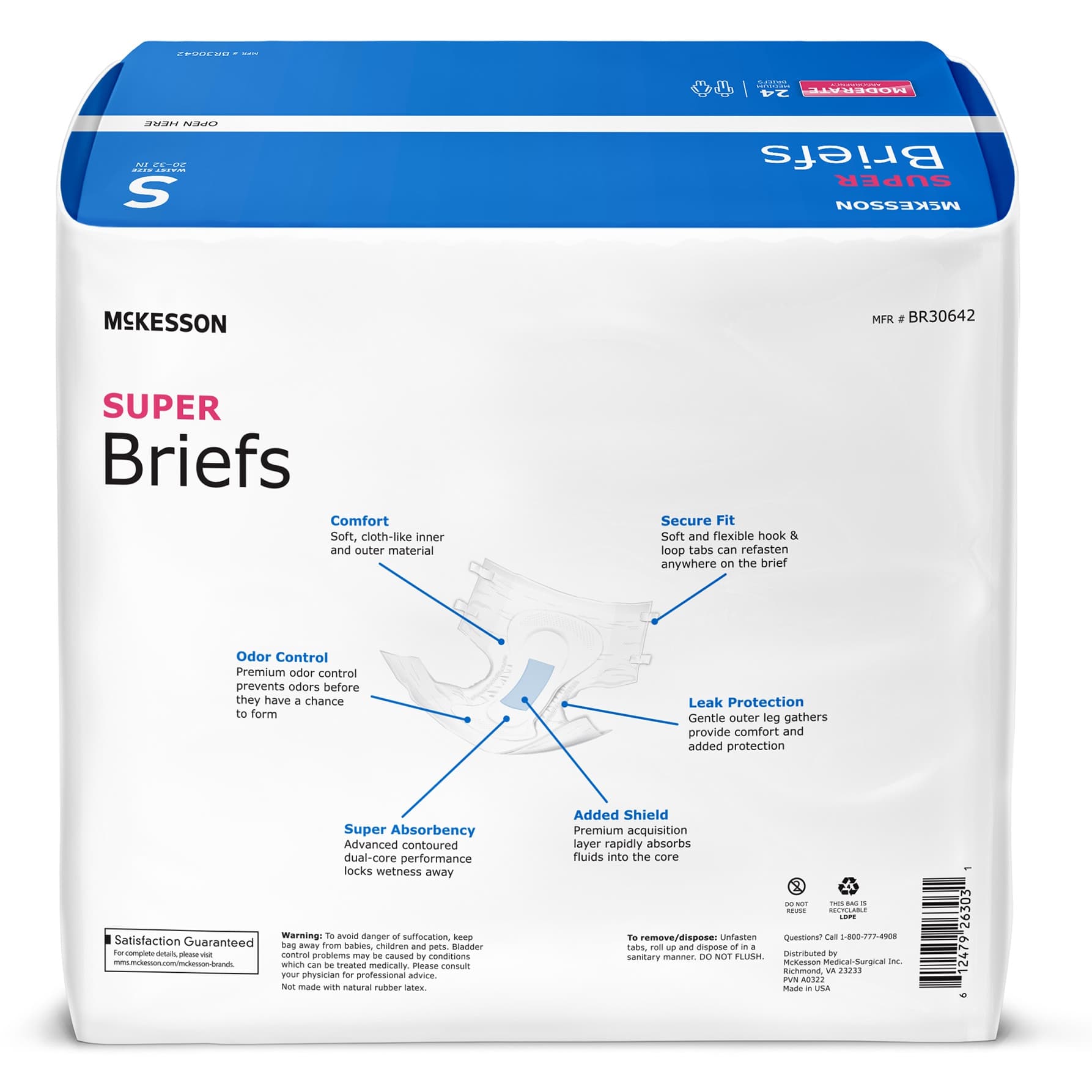 McKesson Super Incontinence Briefs - Image 2
