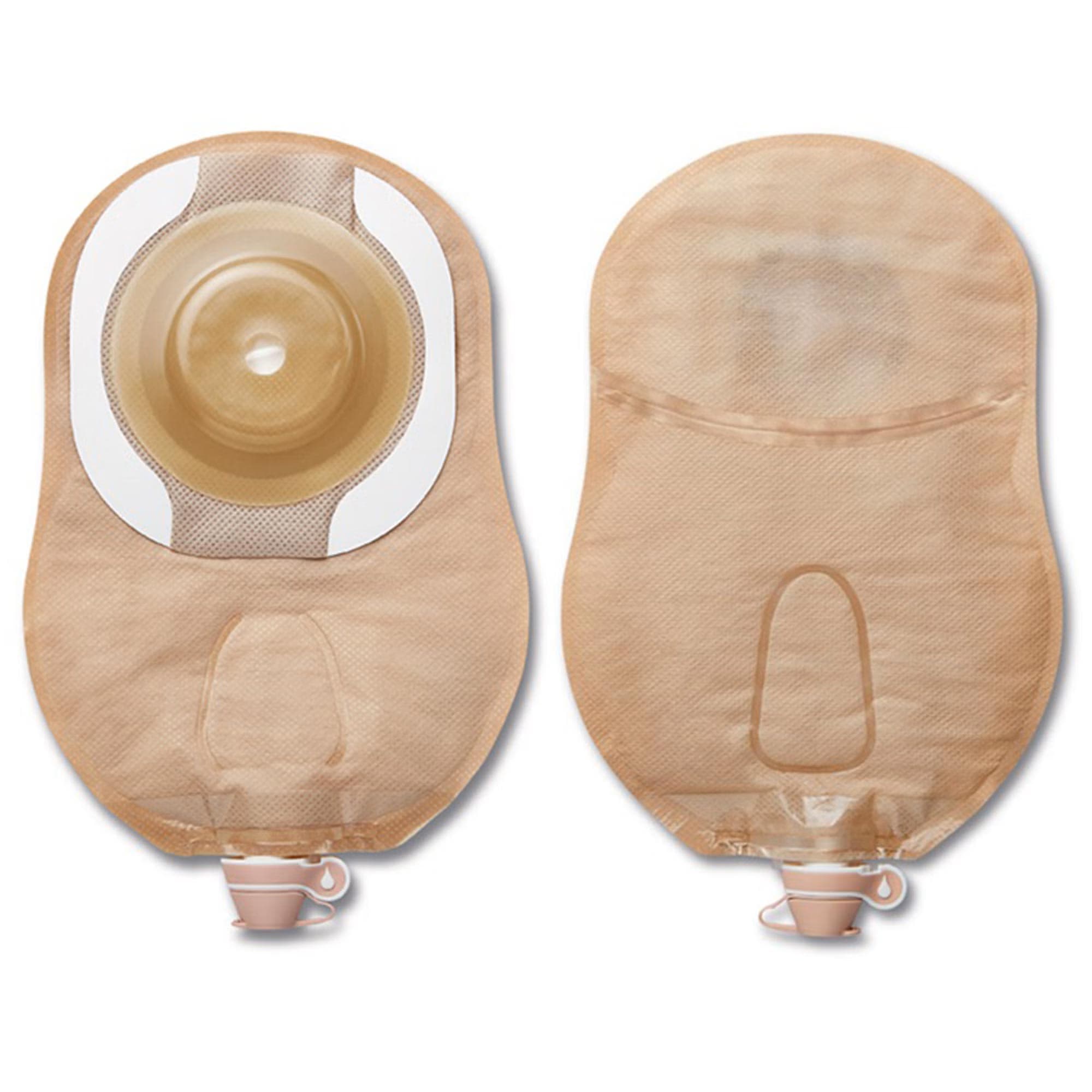 CeraPlus Soft Convex 1-Piece Pre-Cut Urostomy Pouching System, 7/8 Inch - Box of 5 - Image 1