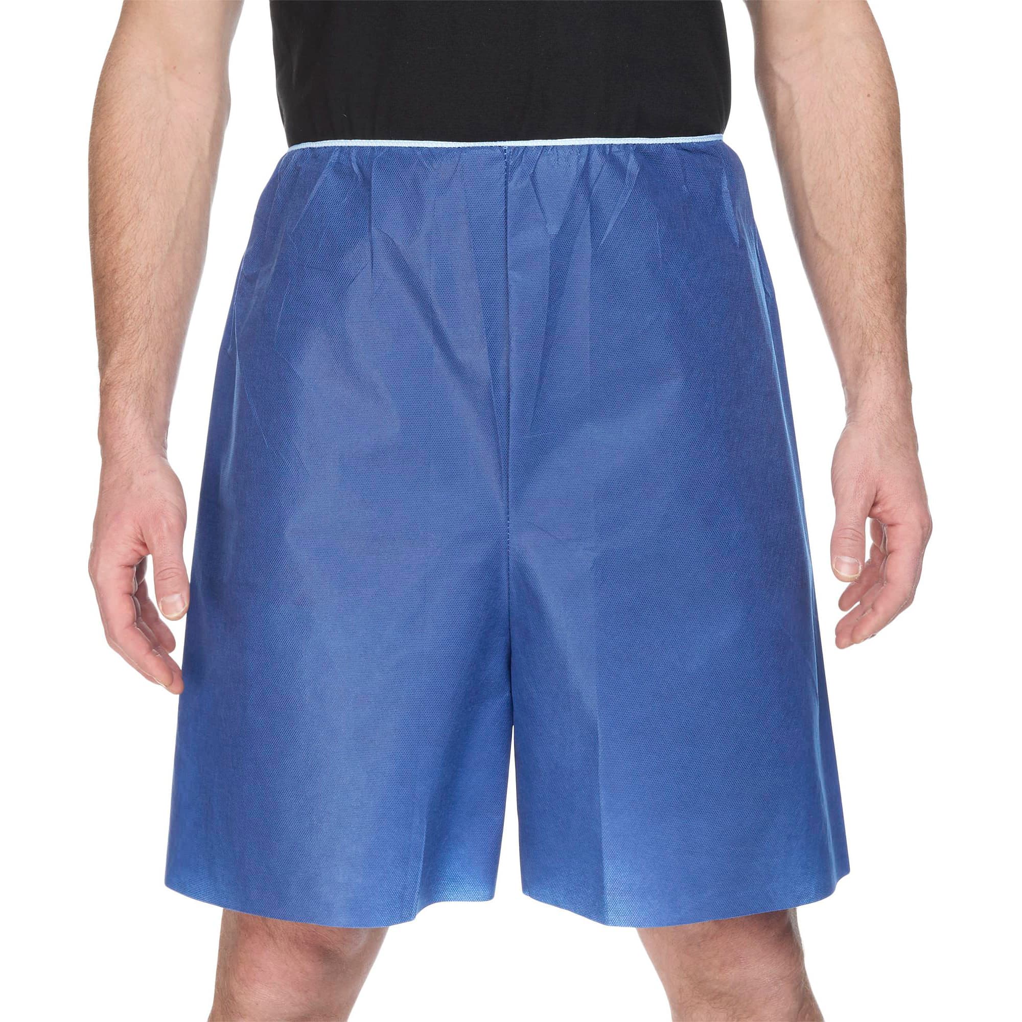 McKesson Blue Exam Shorts, Extra Large - Bag of 25 - Image 1