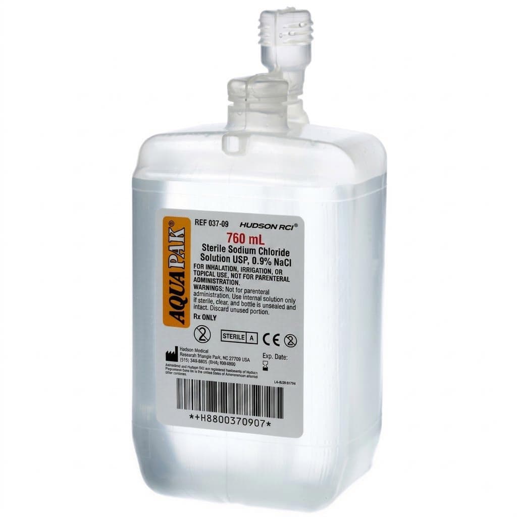 Teleflex Aquapak Prefilled Sterile Water Nebulizer, 760ml - Image 1