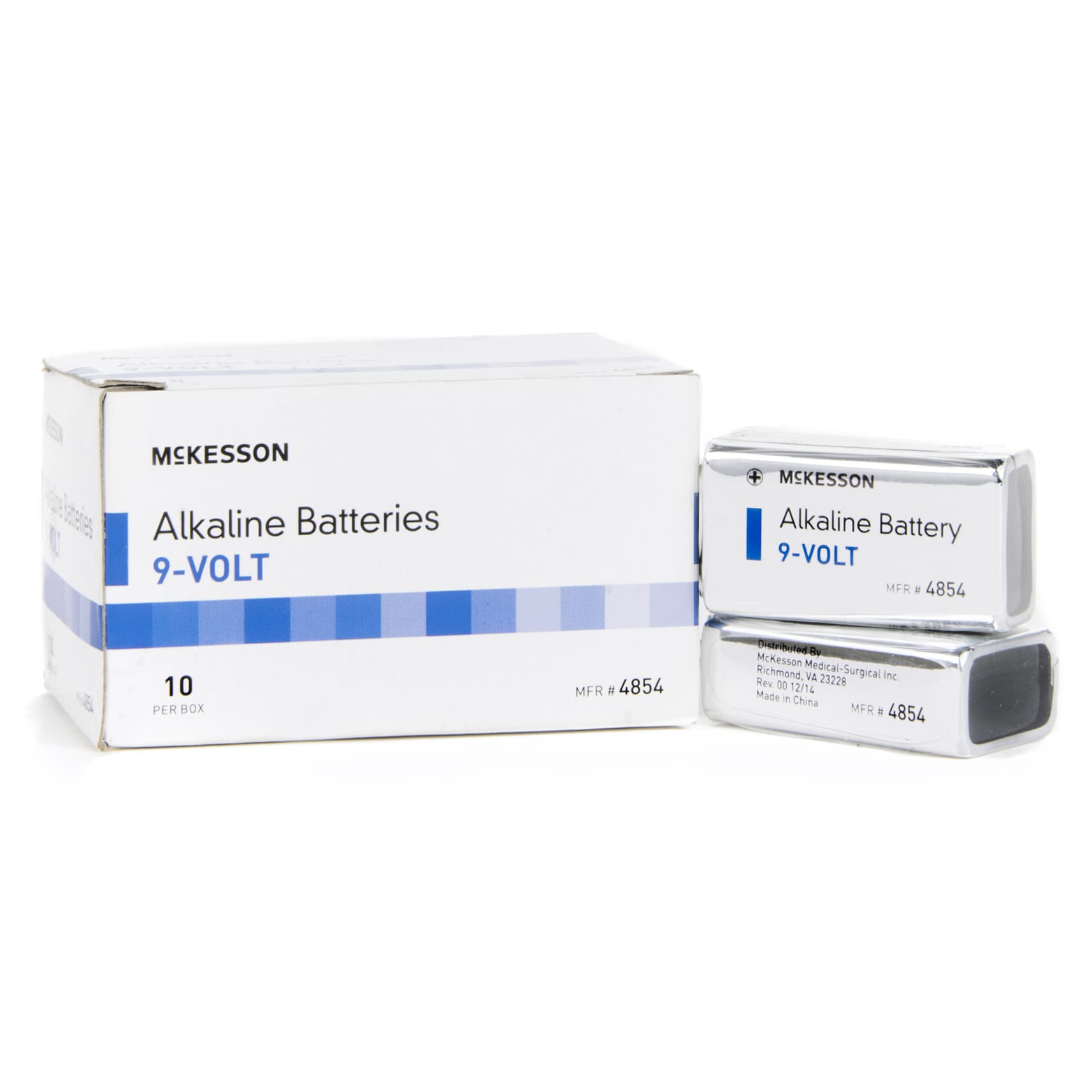 McKesson 9V Disposable Alkaline Battery - Box of 10 - Image 1