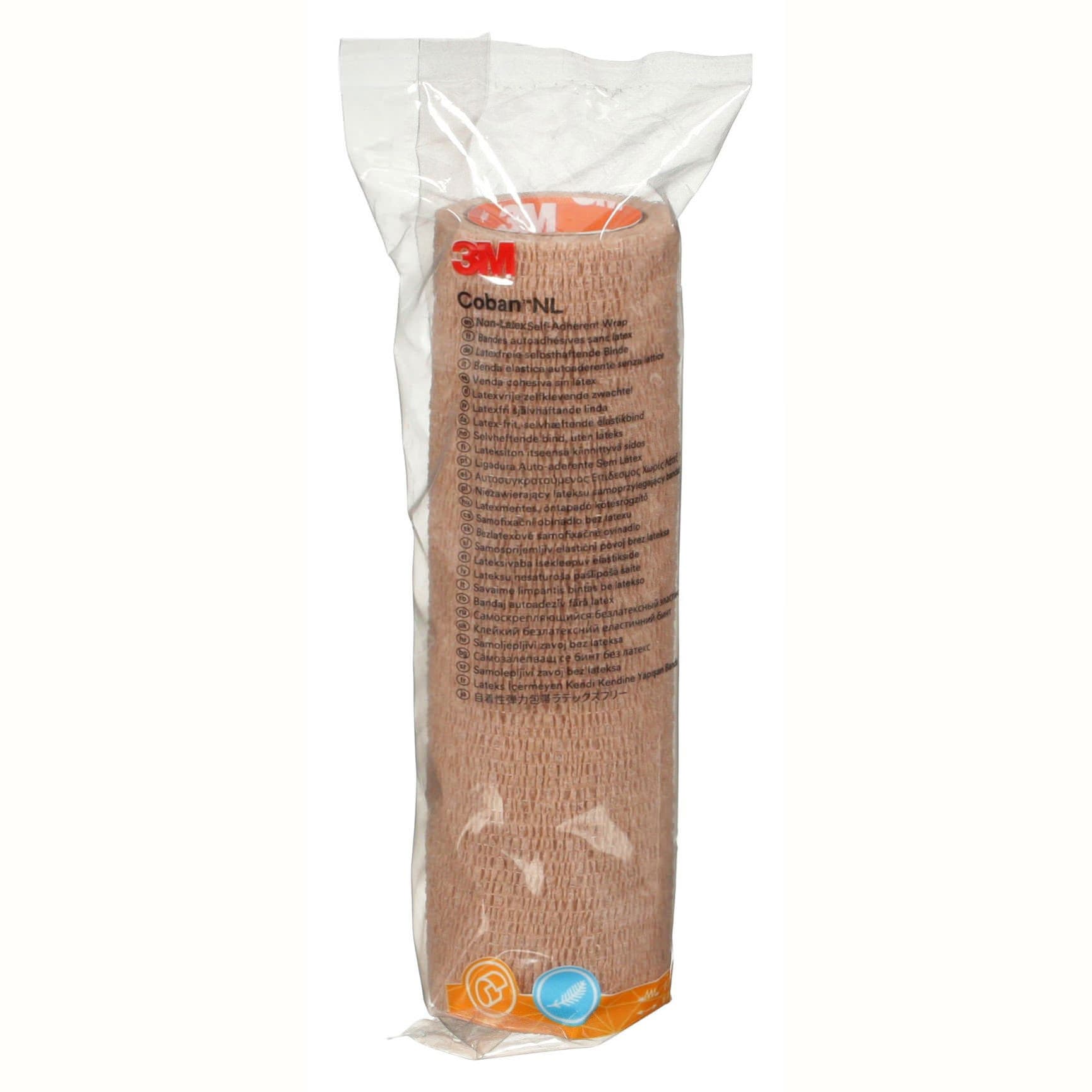3M Coban NL Cohesive Bandage Tan NonSterile, 6 Inch x 2 Yard - Case of 12 - Image 1